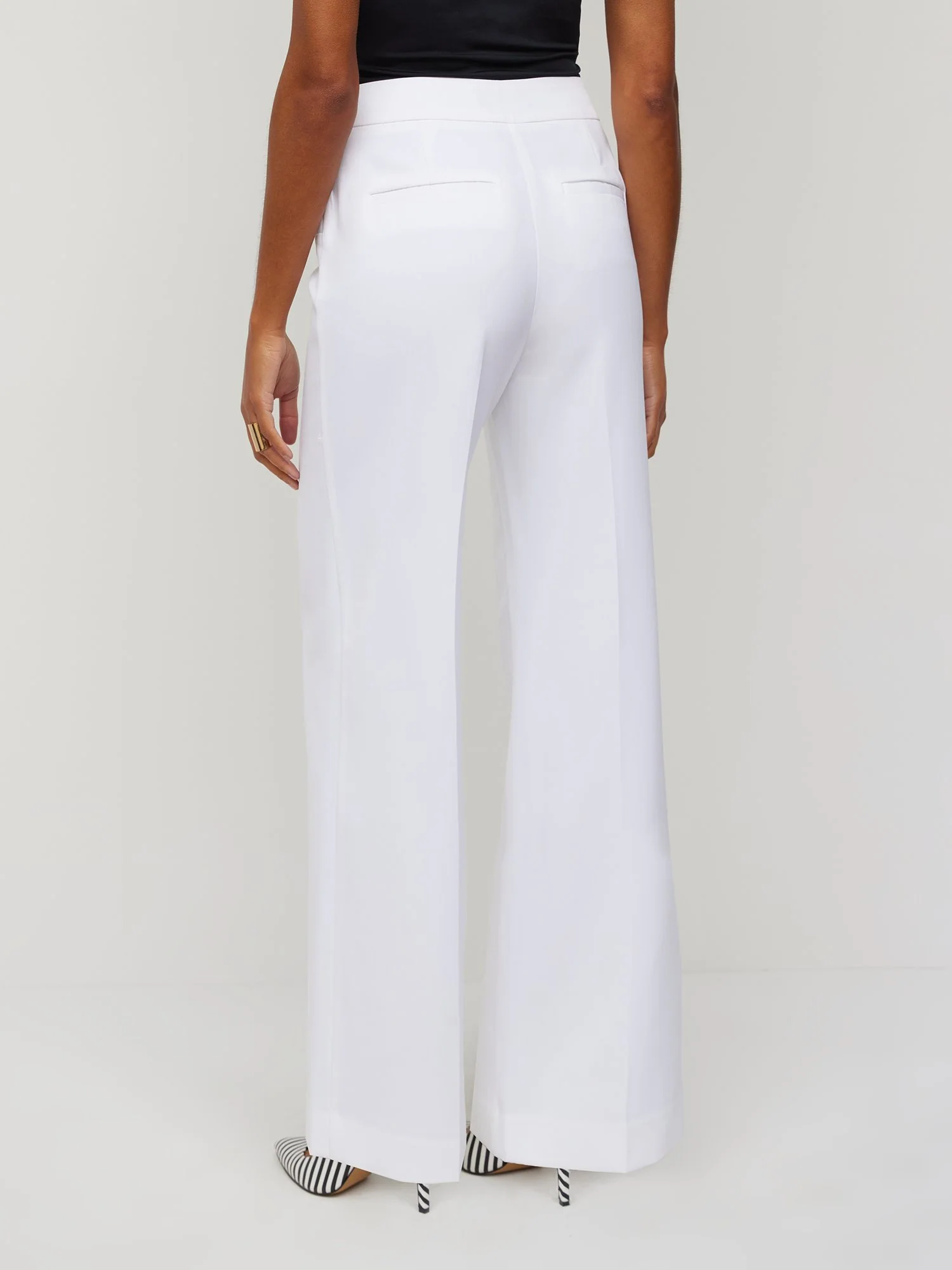 Super High-Waisted Button-Front Sailor Wide-Leg Pant - Image 2