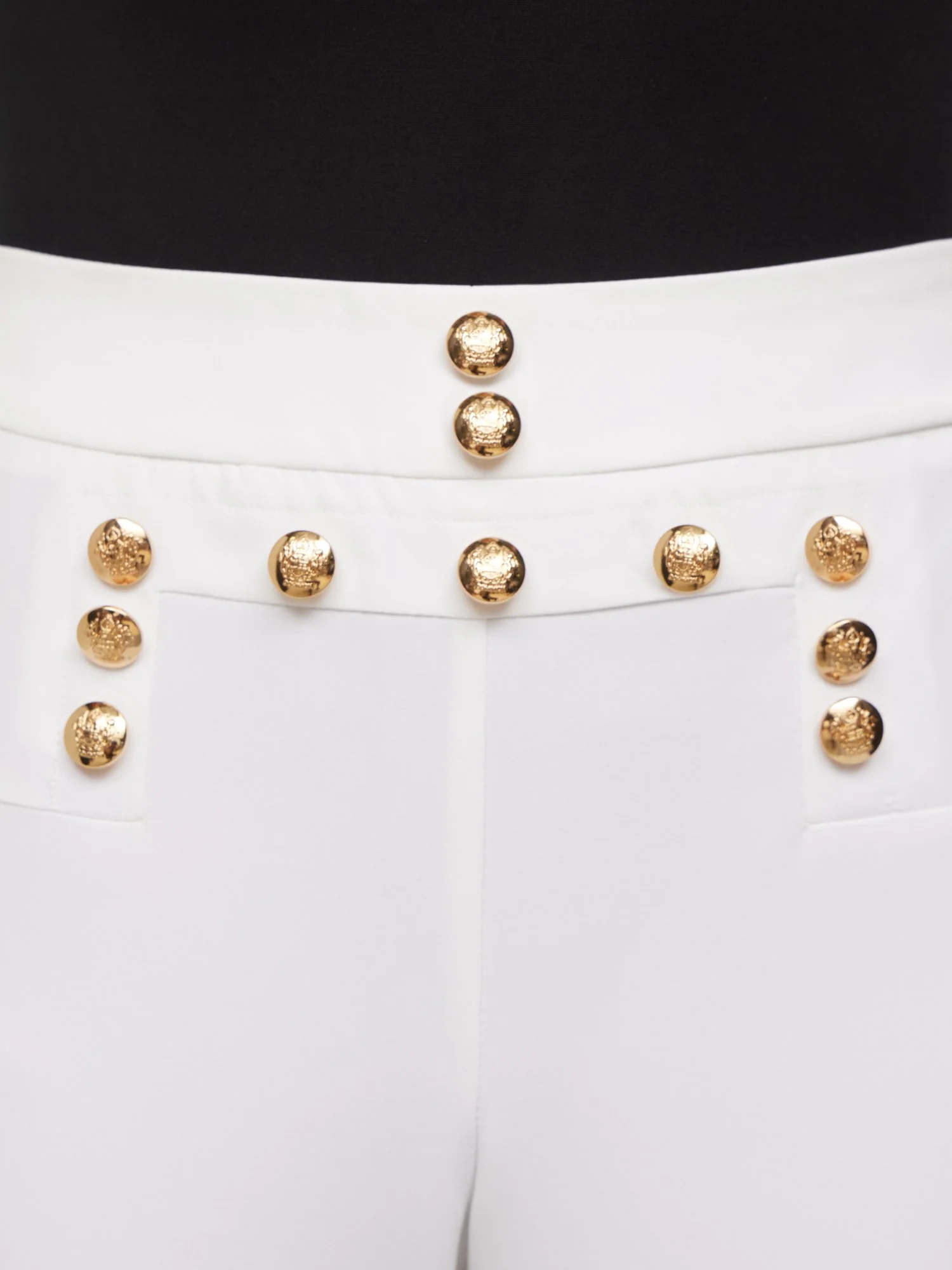 Super High-Waisted Button-Front Sailor Wide-Leg Pant - Image 3
