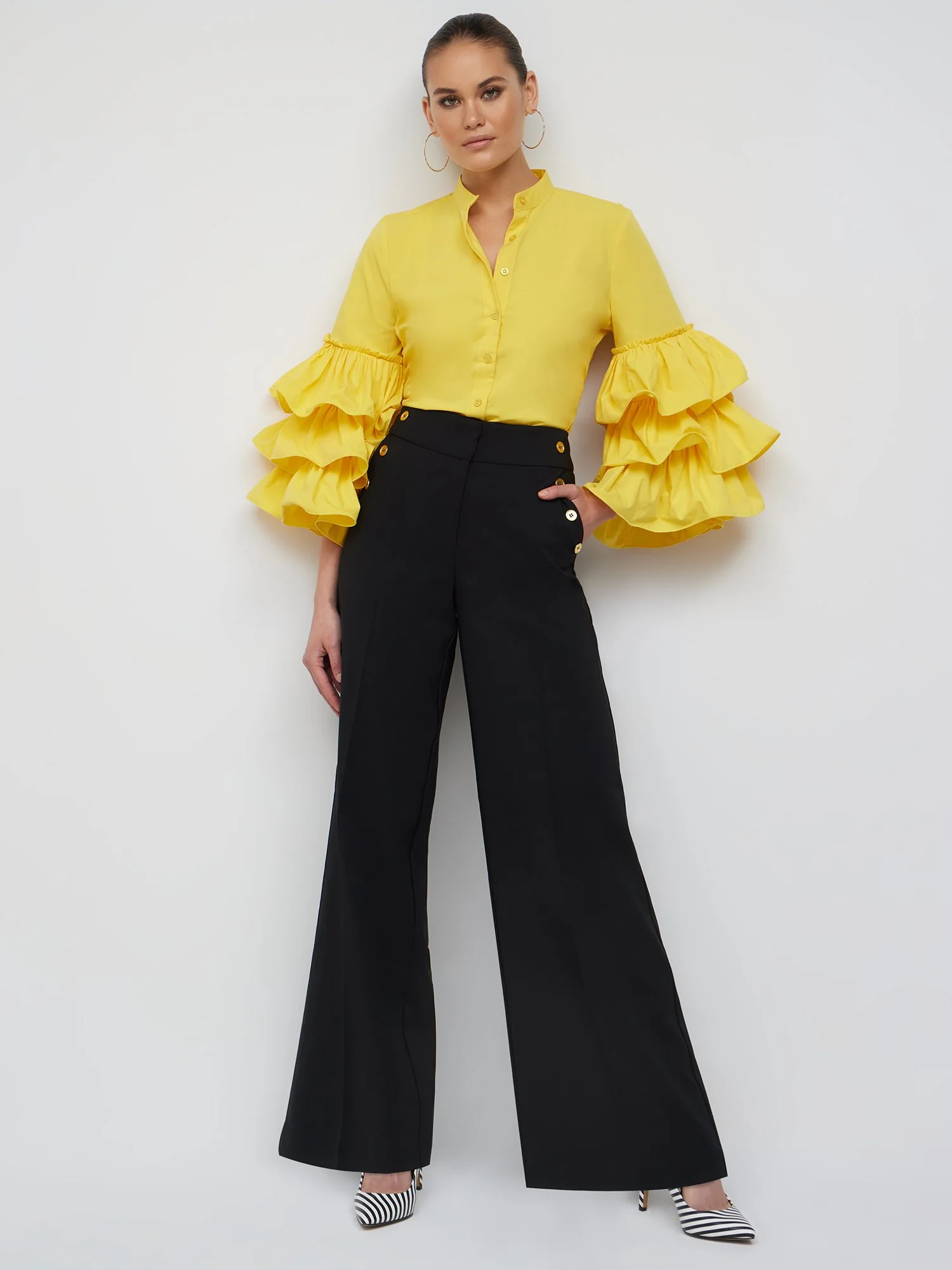 Super High-Waisted Sailor Wide-Leg Pant - Image 3