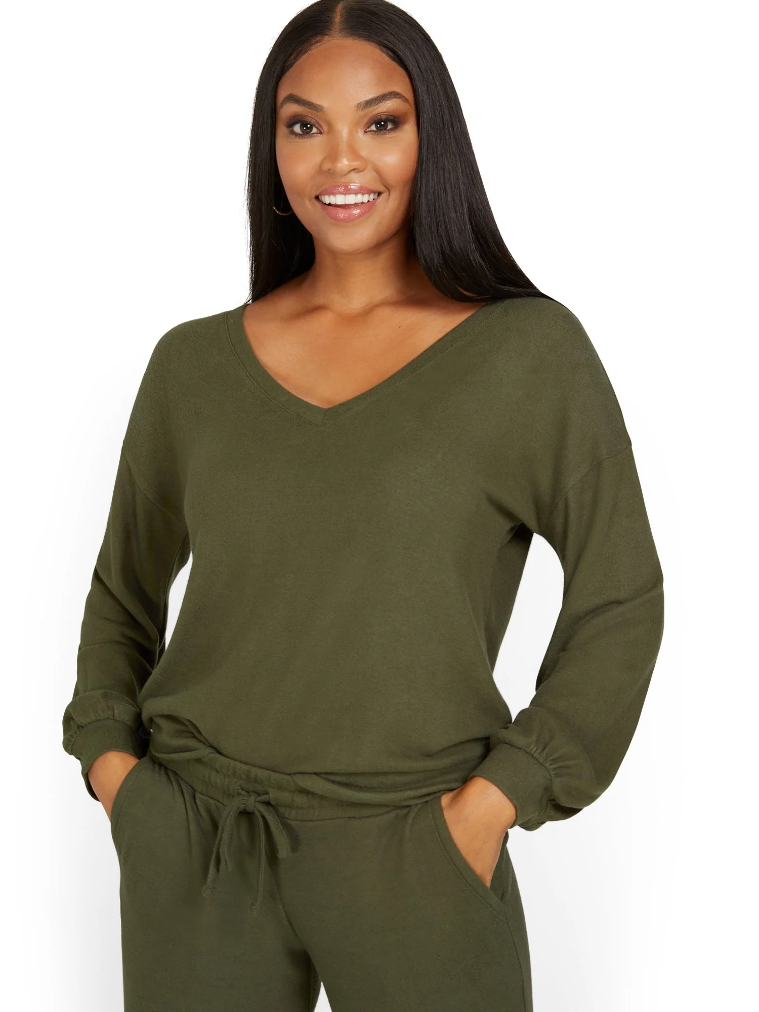 Super-Soft Balloon-Sleeve Pullover - Image 6