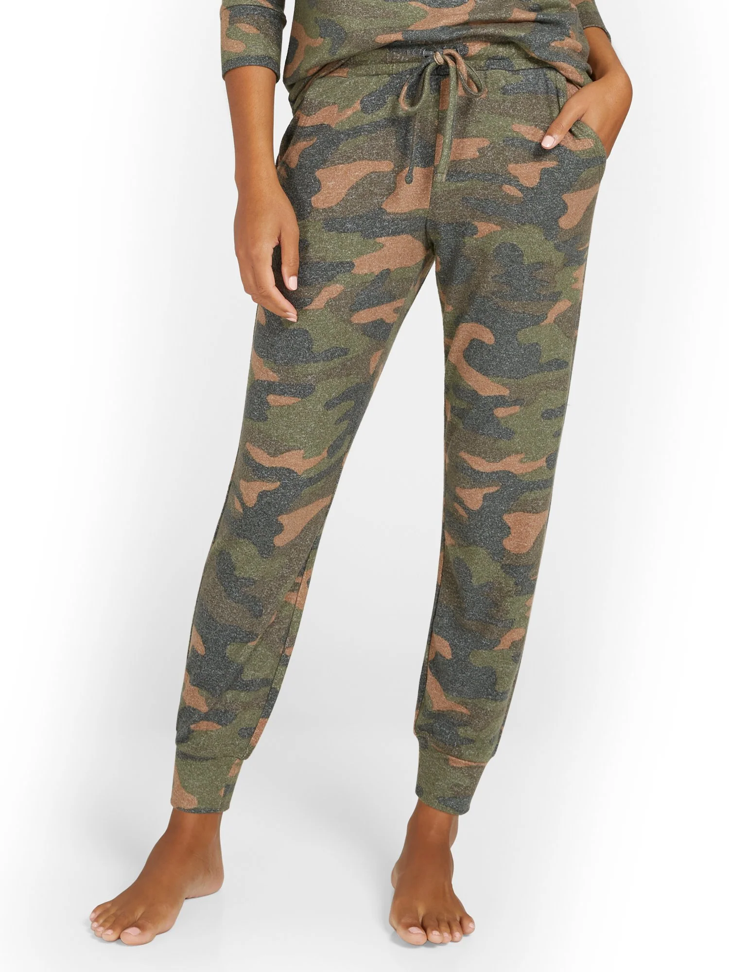 Super-Soft Knit Jogger Pant - Camo-Print - Image 2