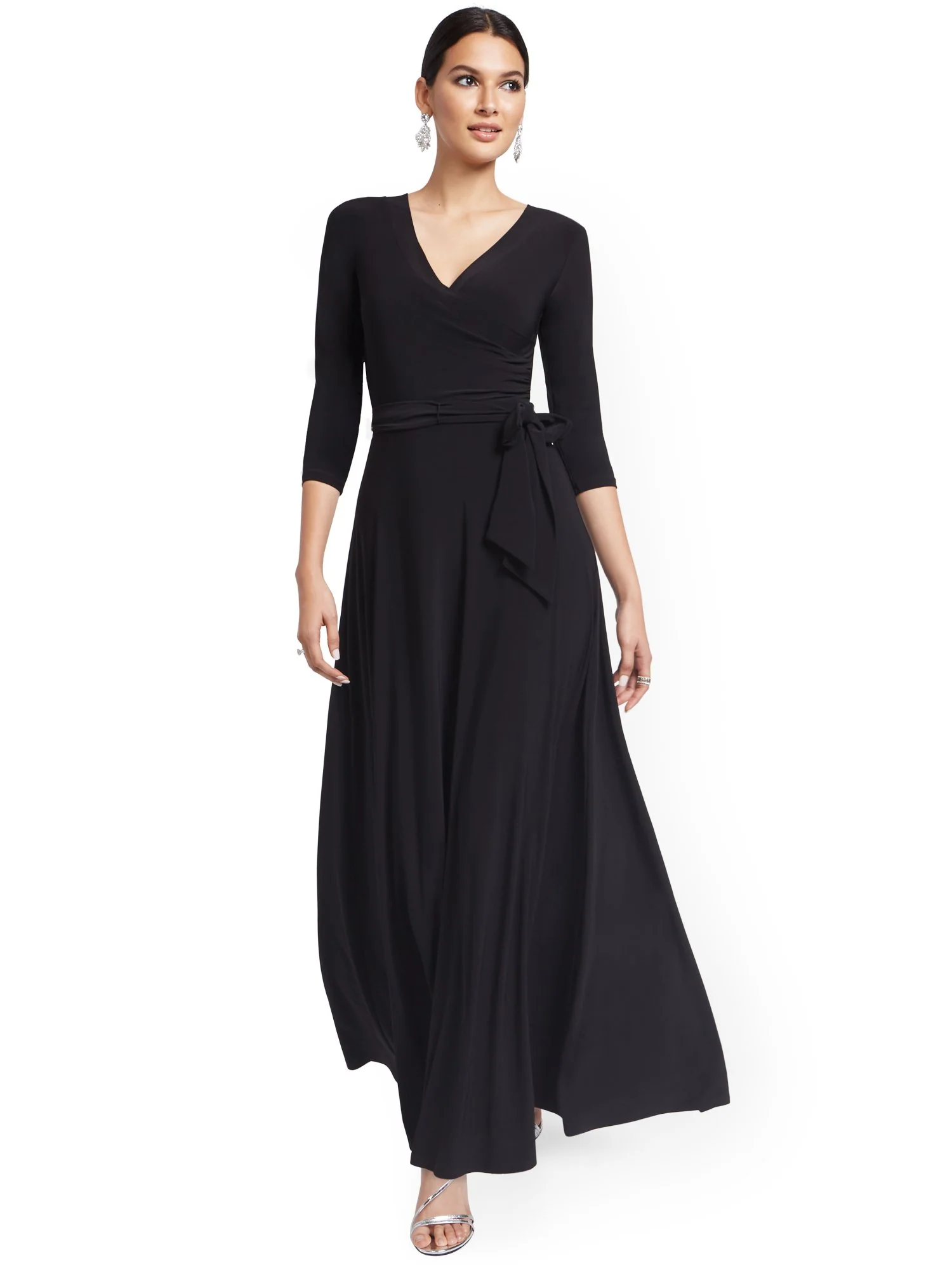 Surplice Maxi Dress - Image 2