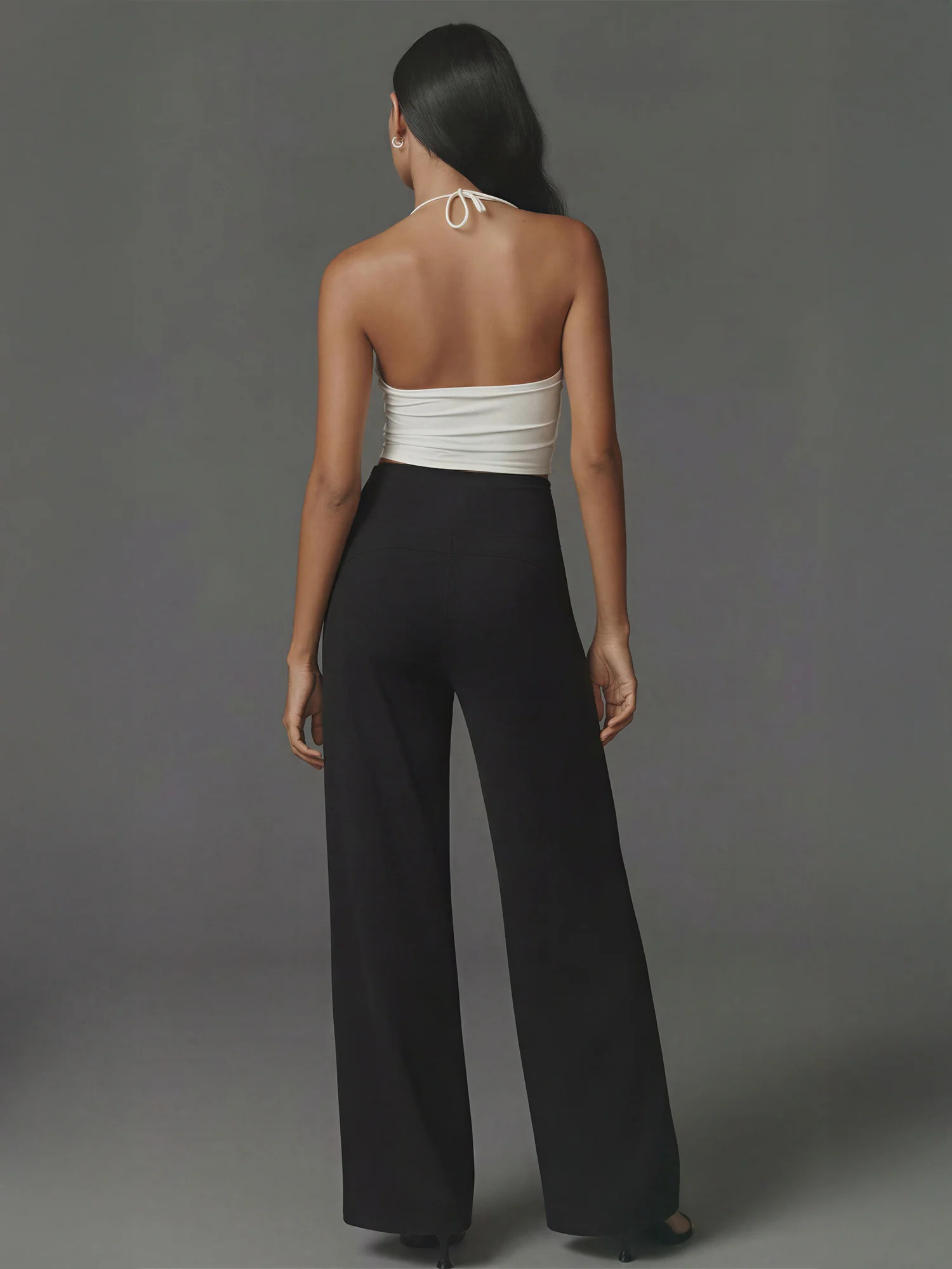 Surplice Waistband Bootcut Yoga Pants - Image 3