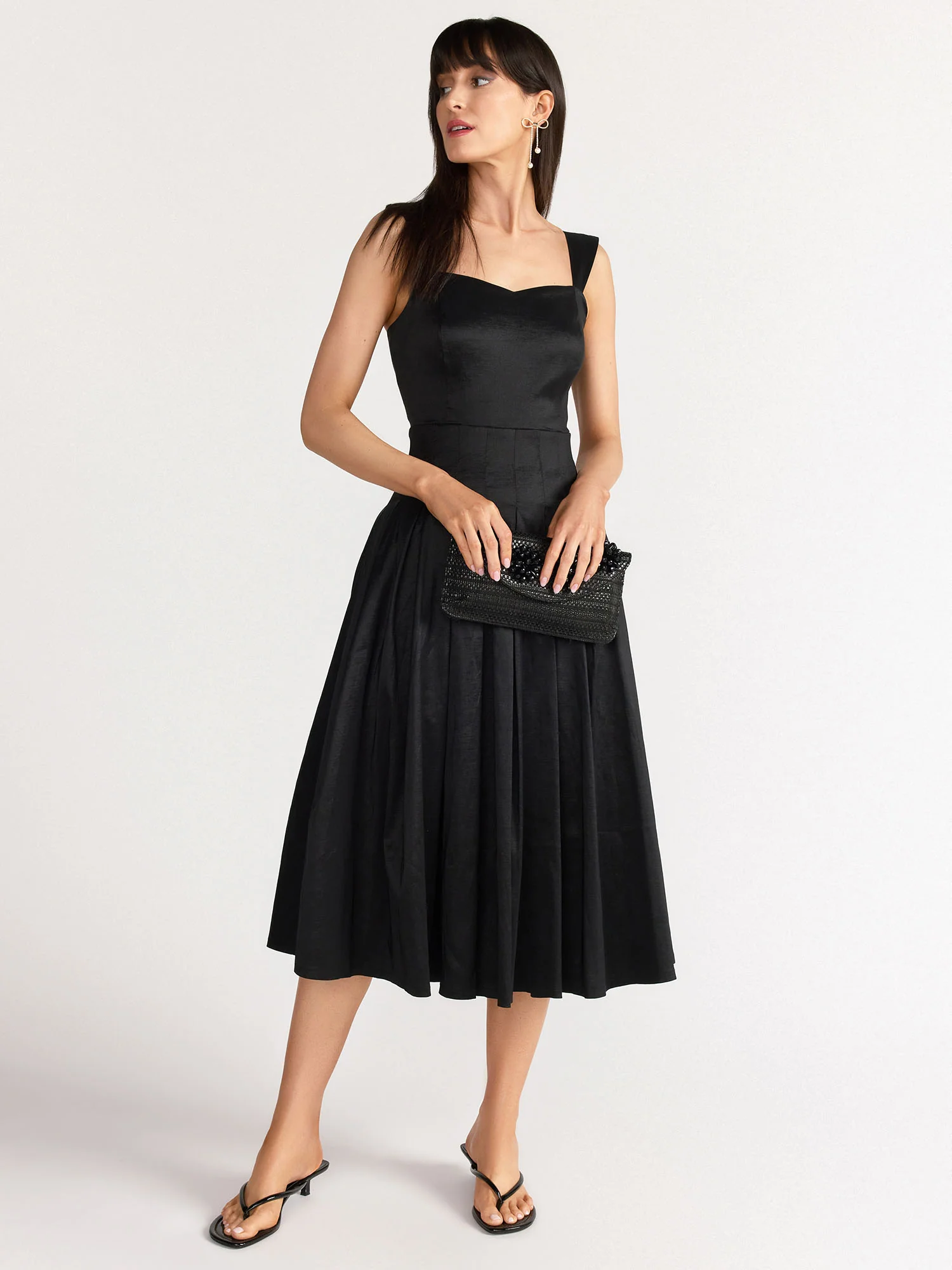Just Me Sweetheart Pleated Dress - Brands We Love - Image 3