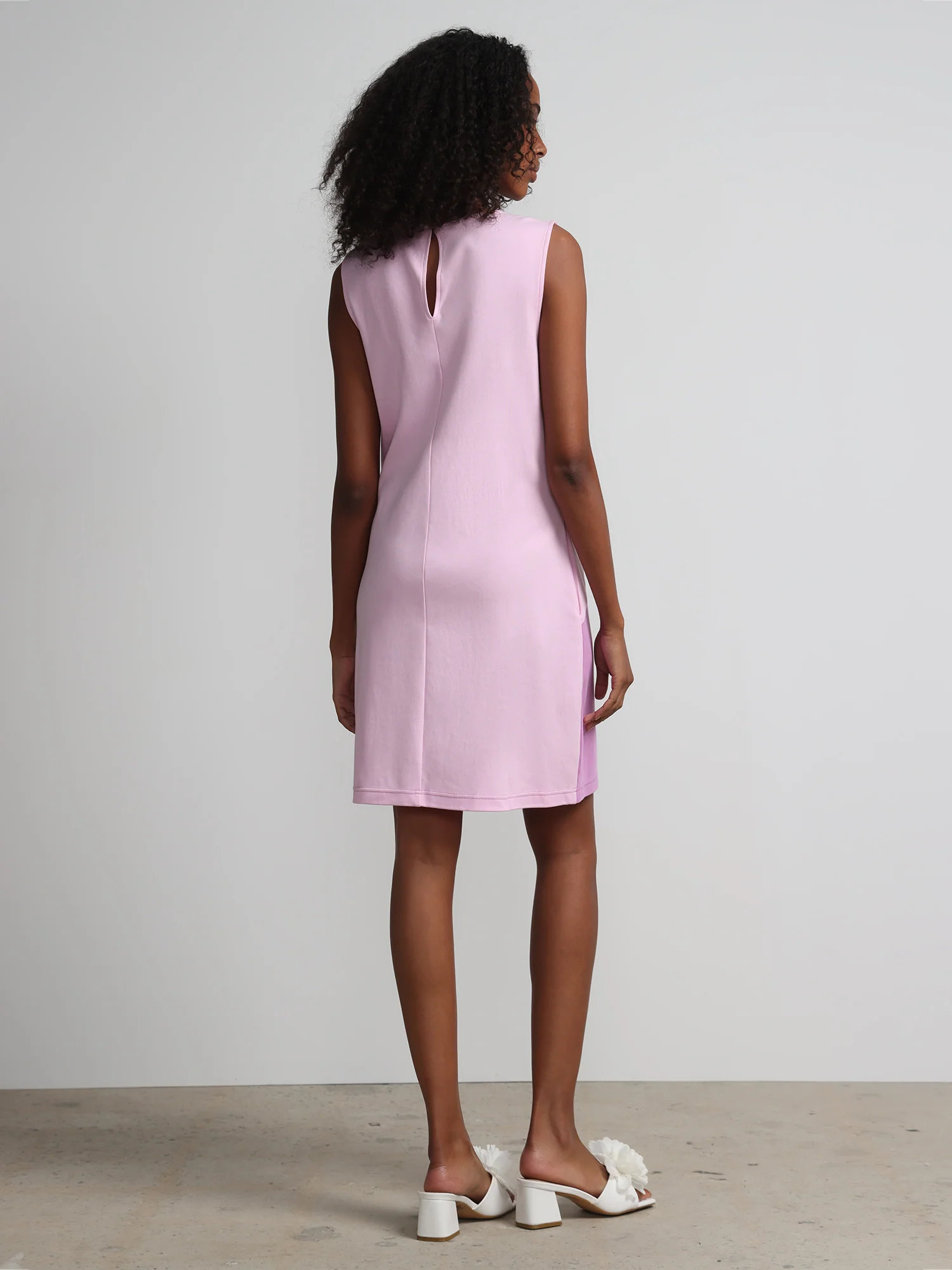 Swirl-Print Shift Dress - City Knits - Image 8