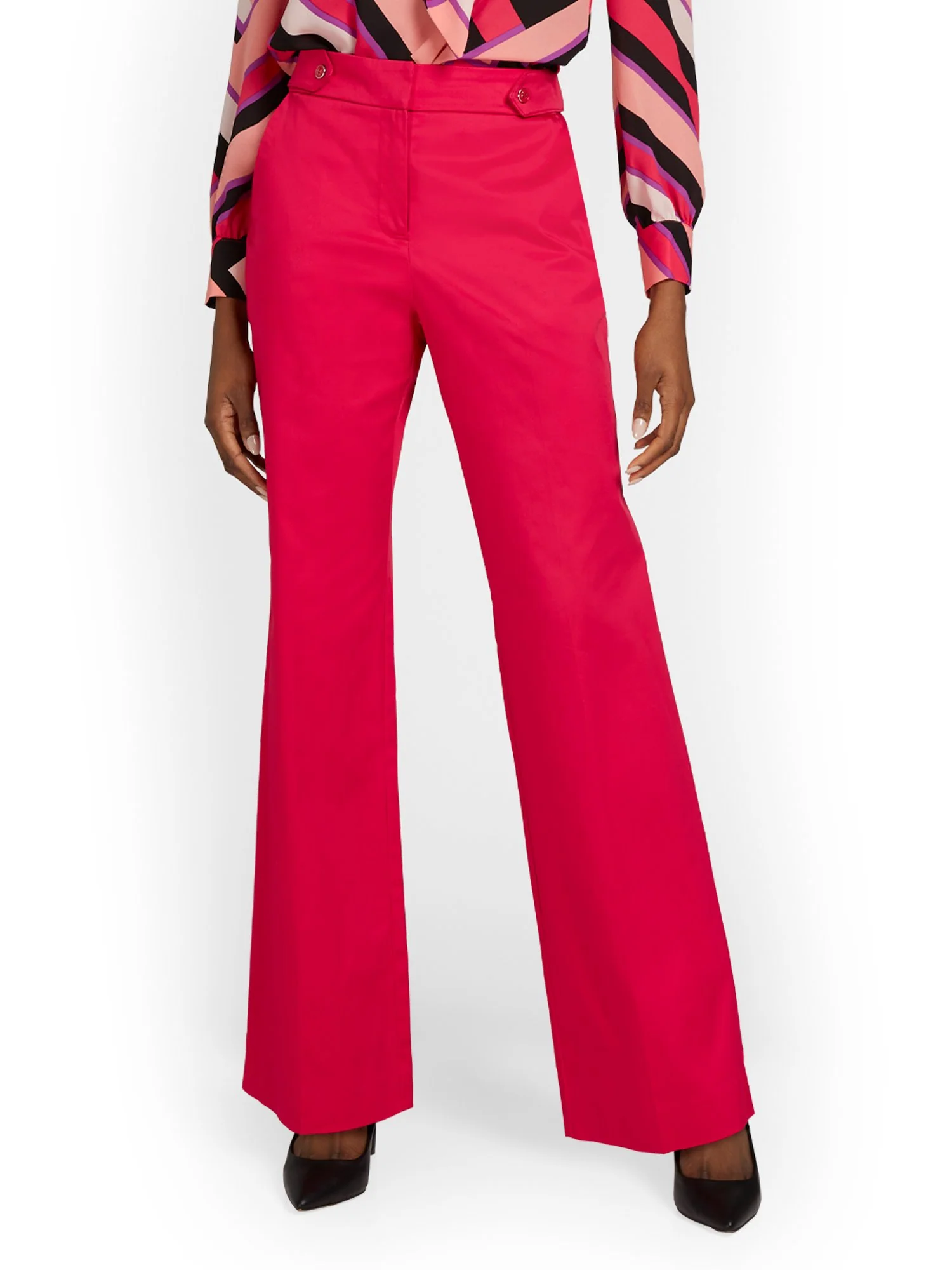 Tab-Waist Wide-Leg Pant - Image 2