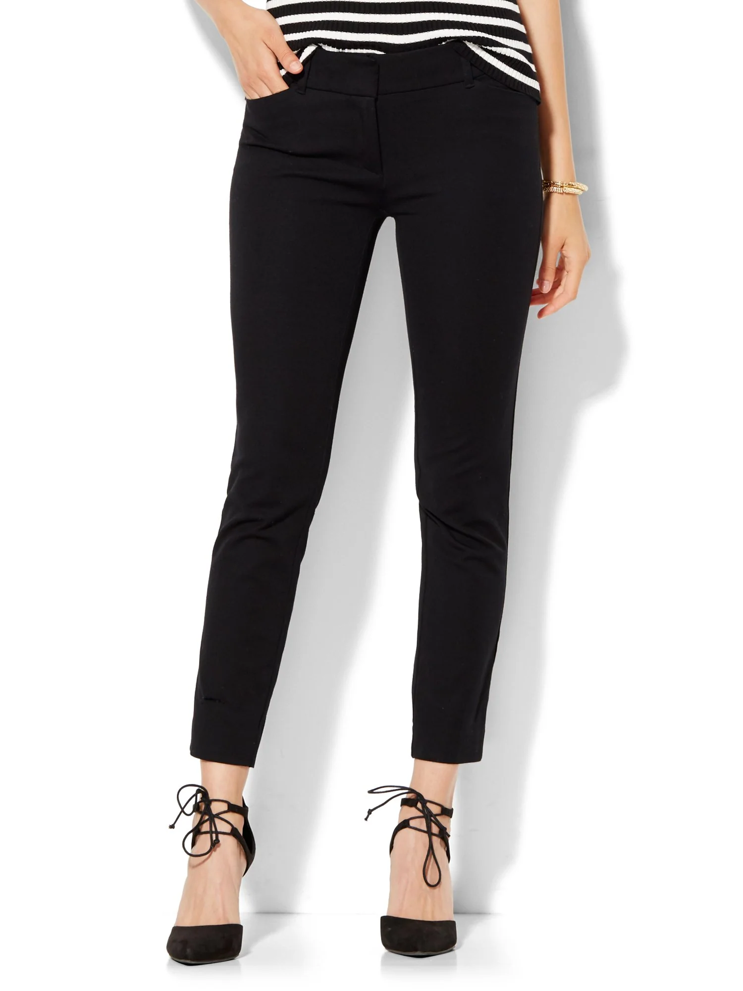 Tall Audrey Ankle Pant - Solid