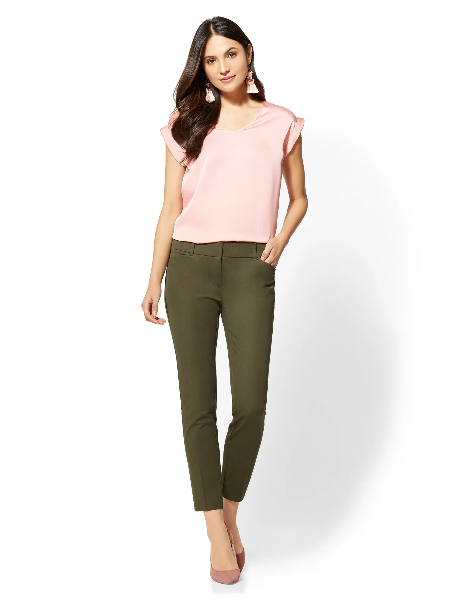 Tall Audrey Ankle Pant - Solid - Image 29