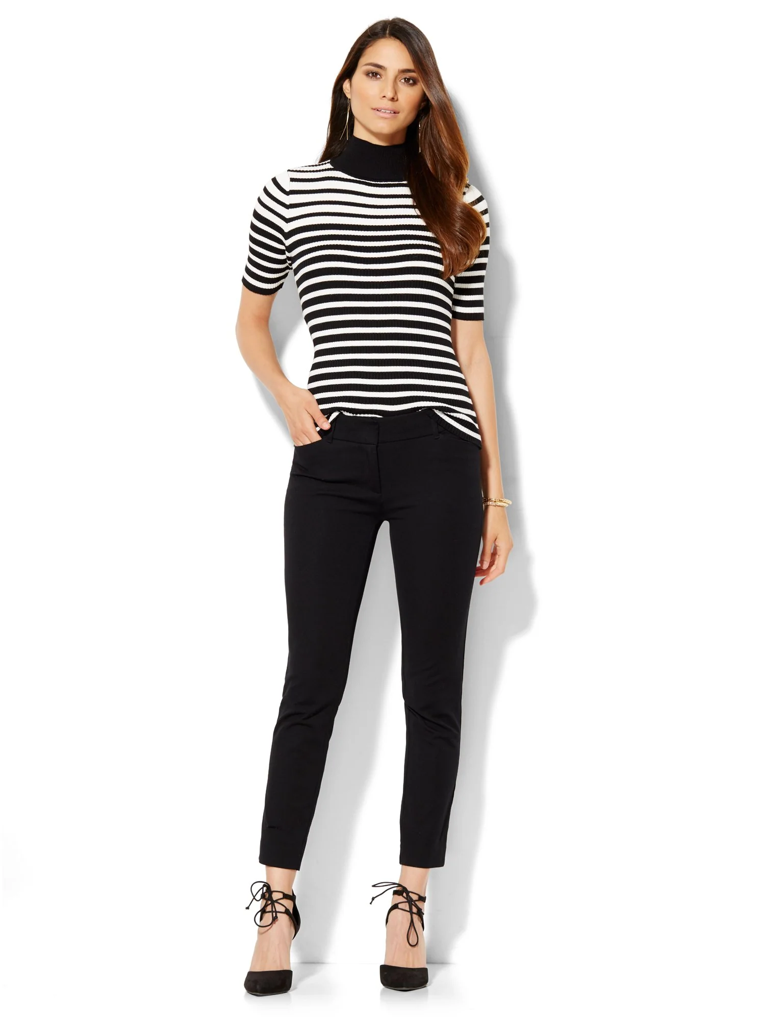 Tall Audrey Ankle Pant - Solid - Image 4