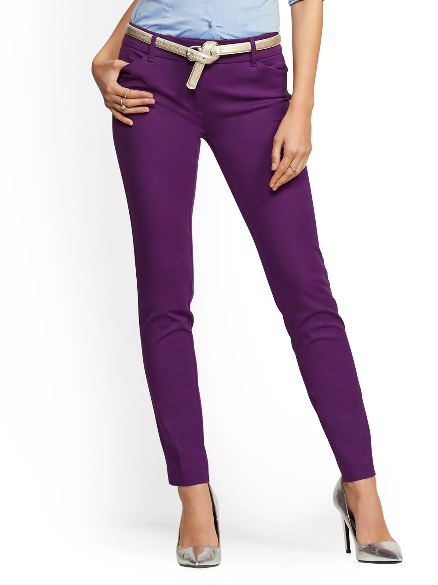 Tall Audrey Slim-Leg Pant - Solid - Image 10