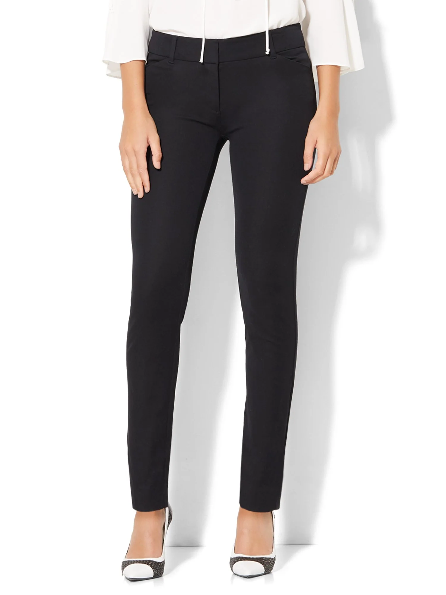Tall Audrey Slim-Leg Pant - Solid - Image 2