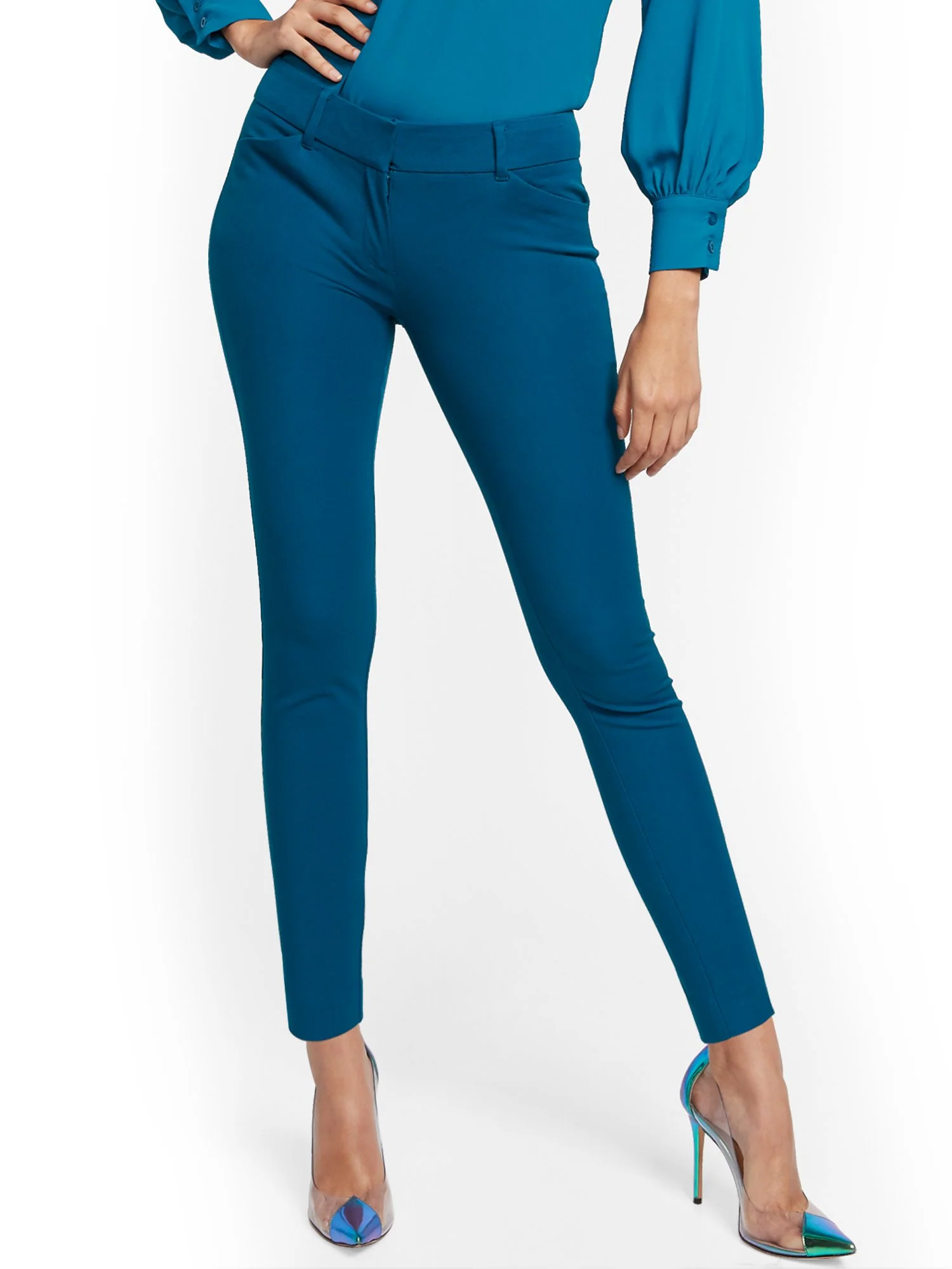 Tall Audrey Slim-Leg Pant - Solid - Image 6