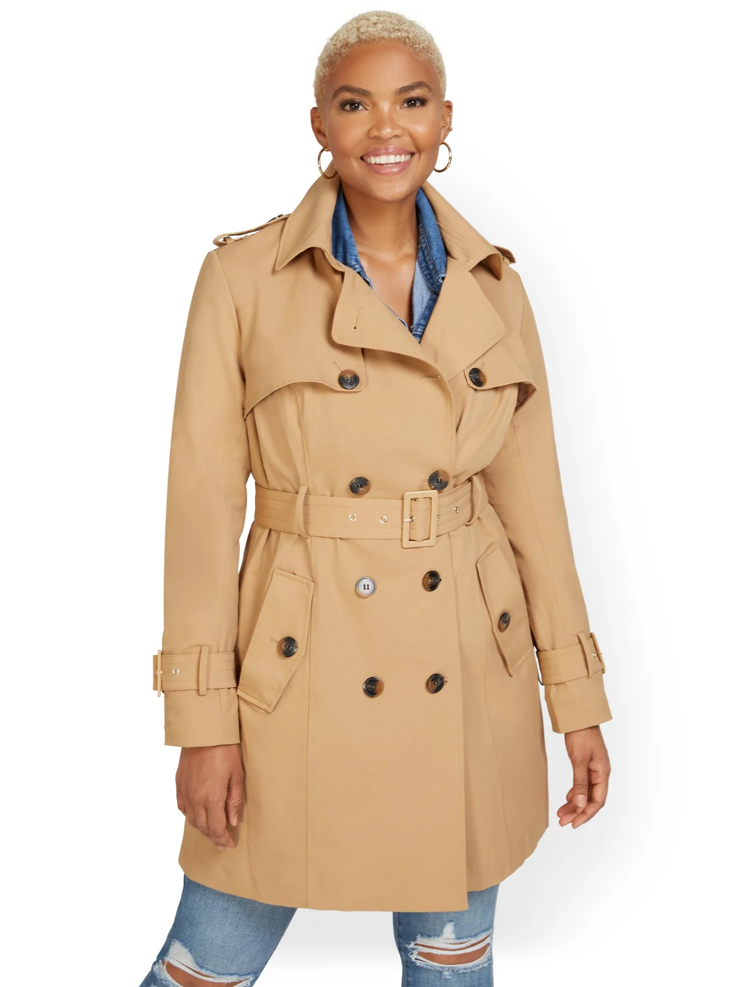 Tall Belted Trenchcoat - City Trench Collection - Image 8