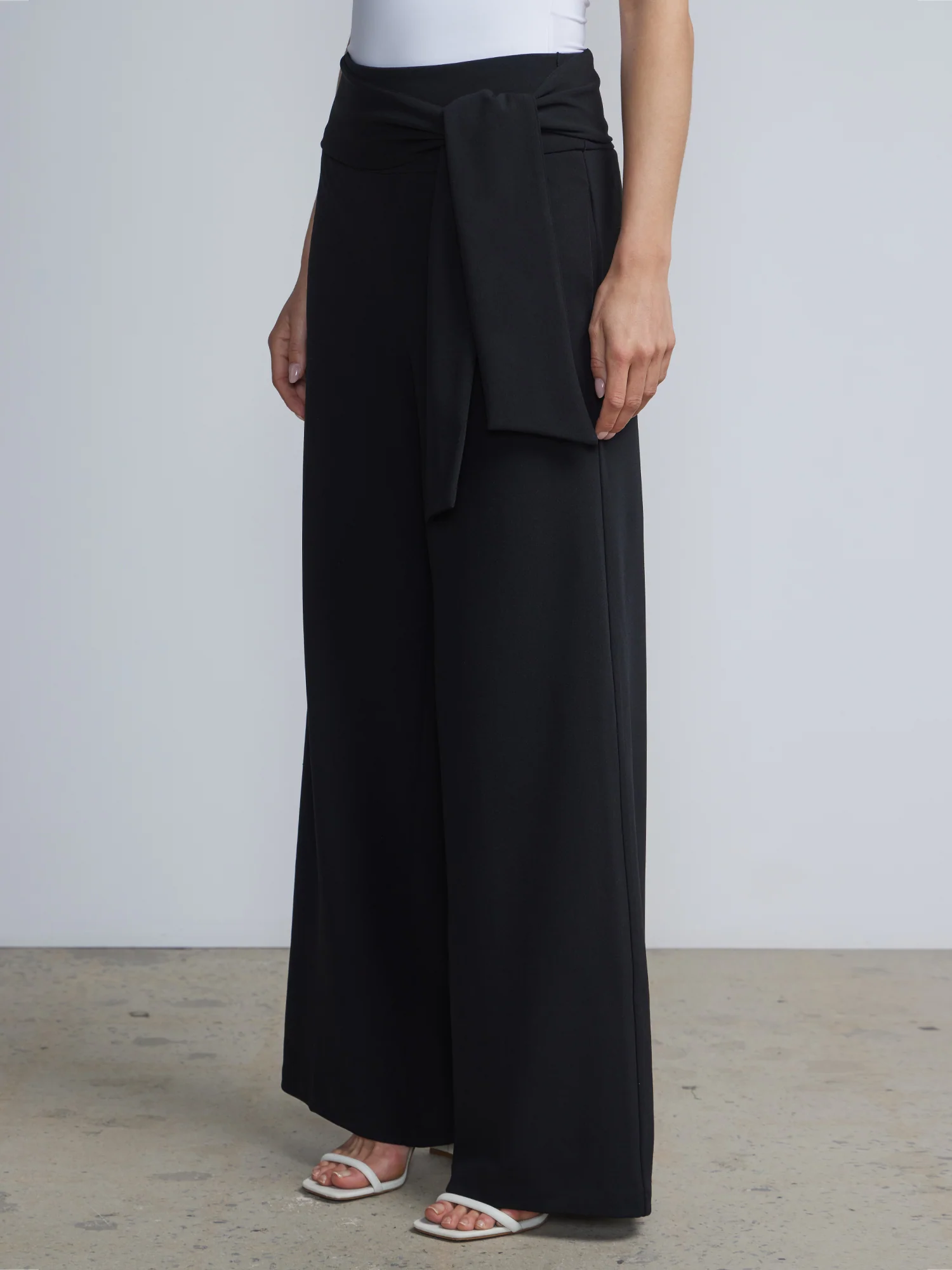 Tall Belted Wide-Leg Pant - Magic Crepe® - Image 2