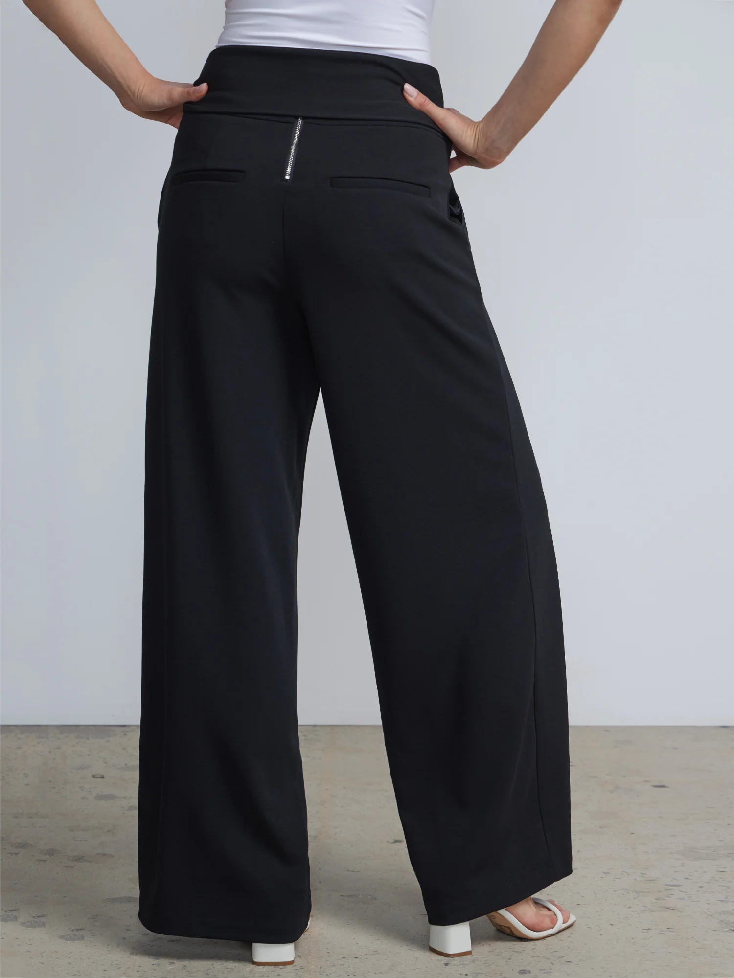 Tall Belted Wide-Leg Pant - Magic Crepe® - Image 3