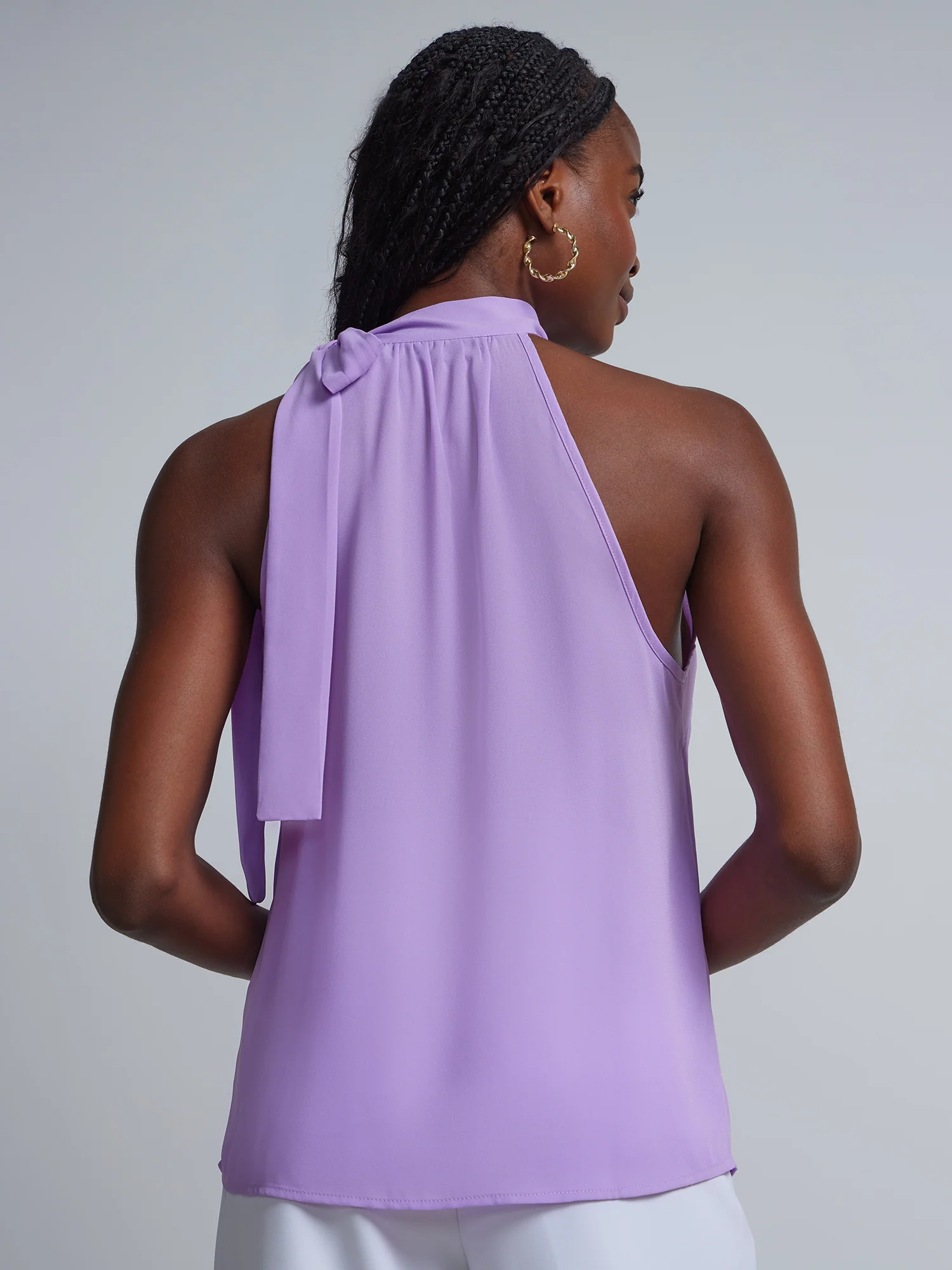 Tall Bow-Neck Halterneck Blouse - Image 18