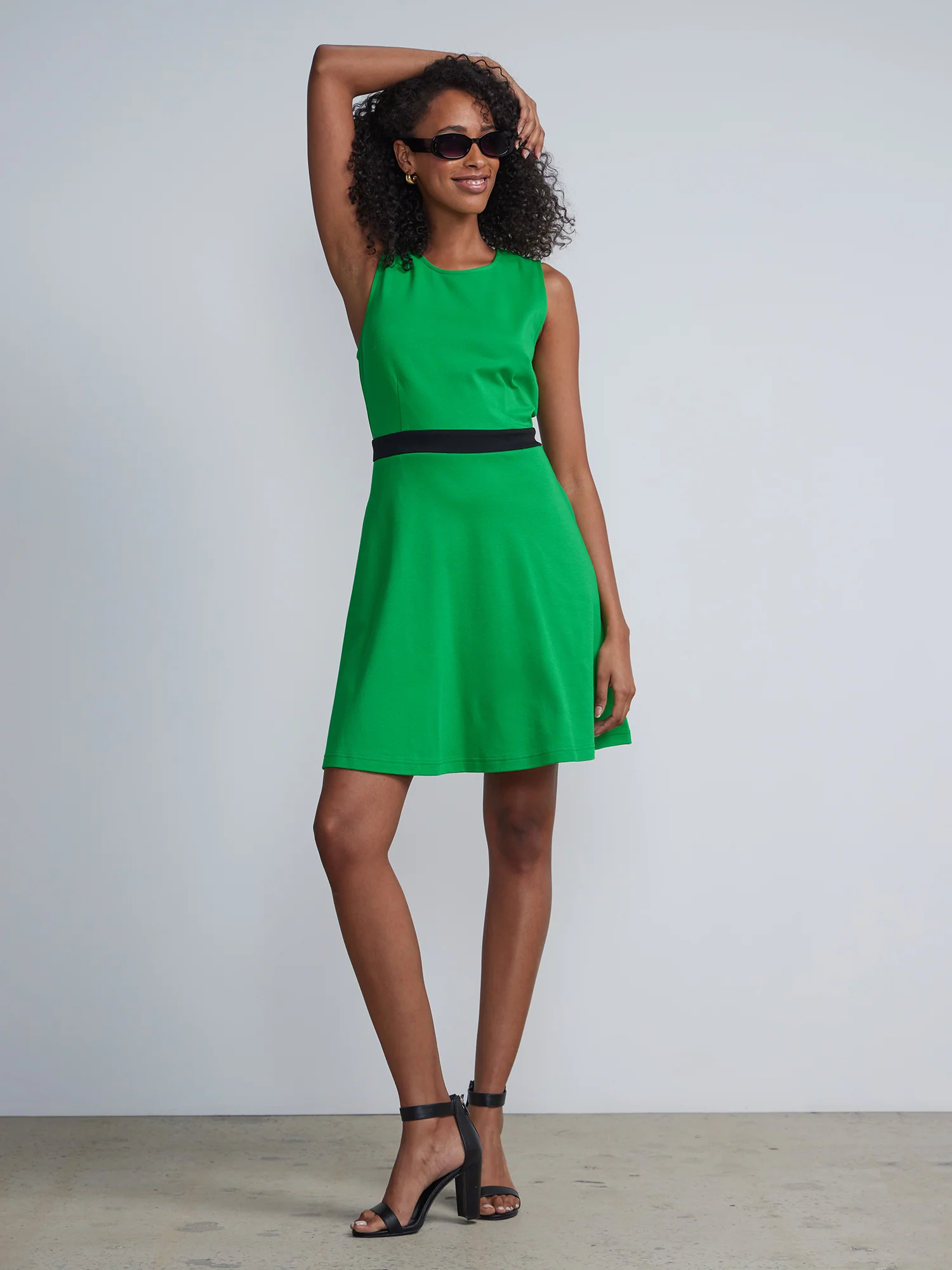 Tall Button-Back Flare Dress - City Knits - Image 9