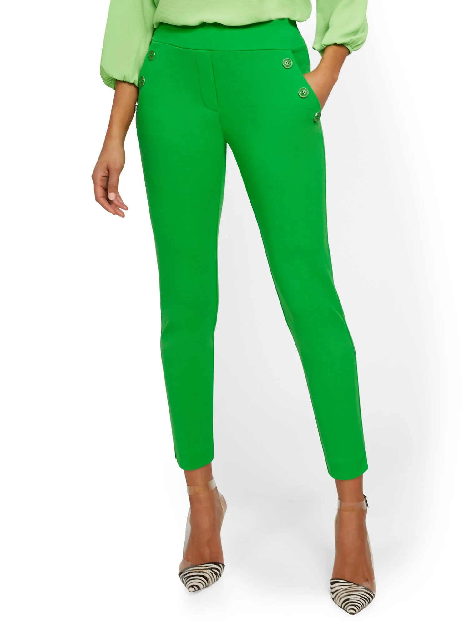 Tall Button-Pocket Ankle Pant - Image 5