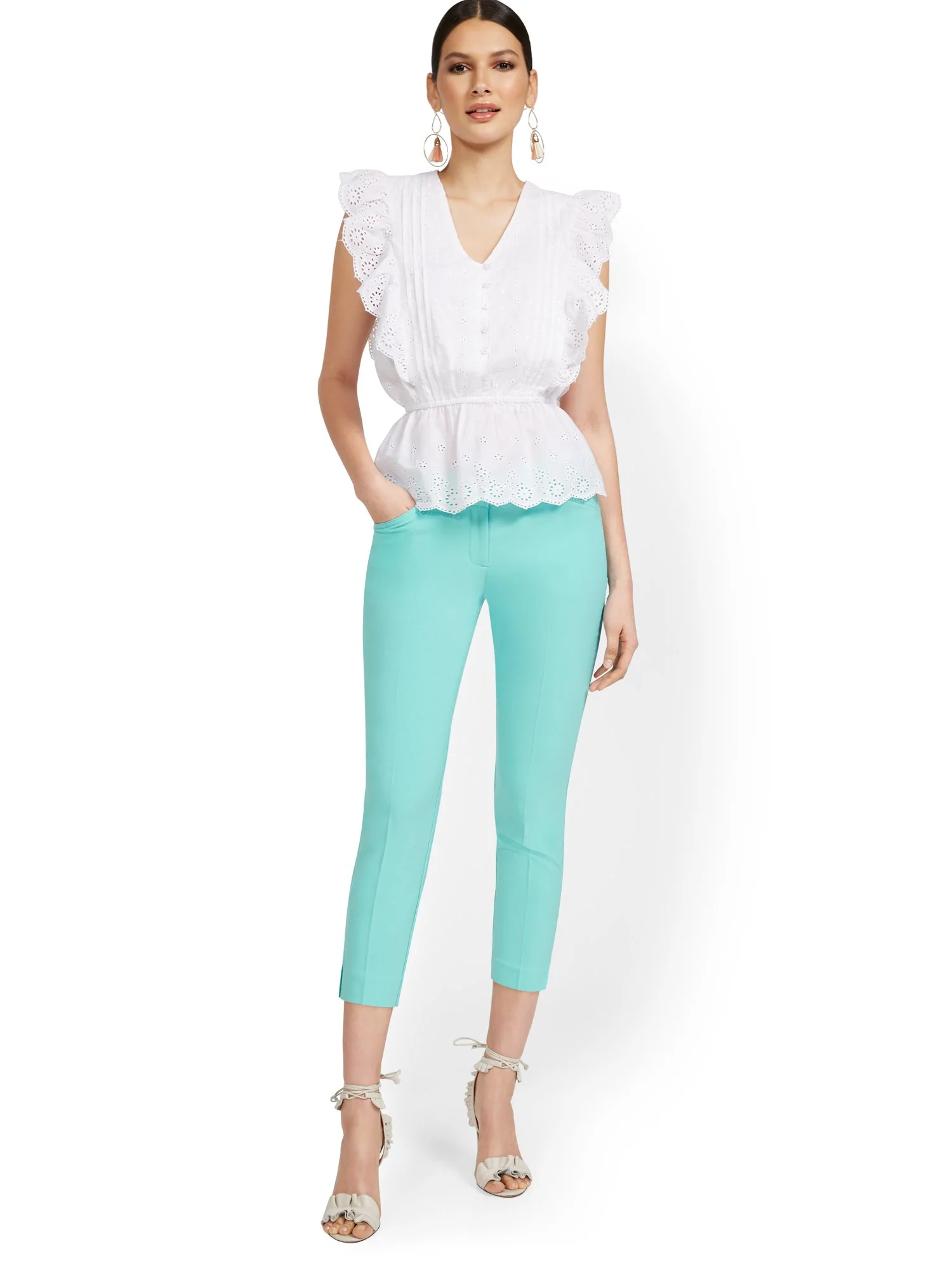 Tall Capri Pant - Essential Stretch - 7th Avenue - Image 37