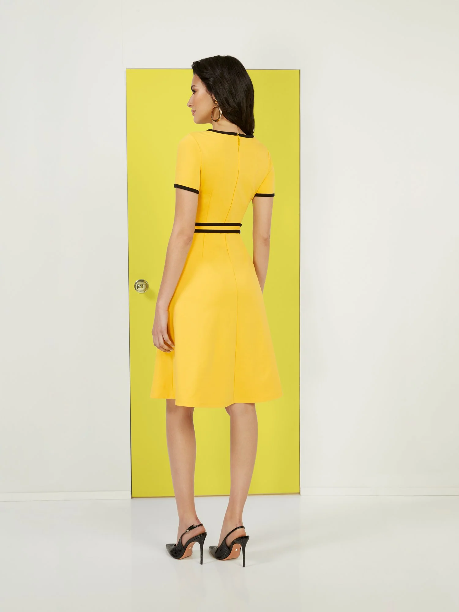 Tall Colorblock Ponte Dress - Superflex - Image 3