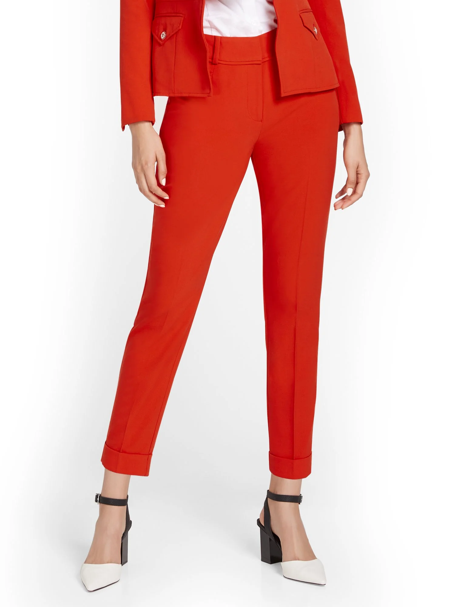 Tall Cuffed Ankle Pant - Essential Stretch - 7th Avenue - Image 10