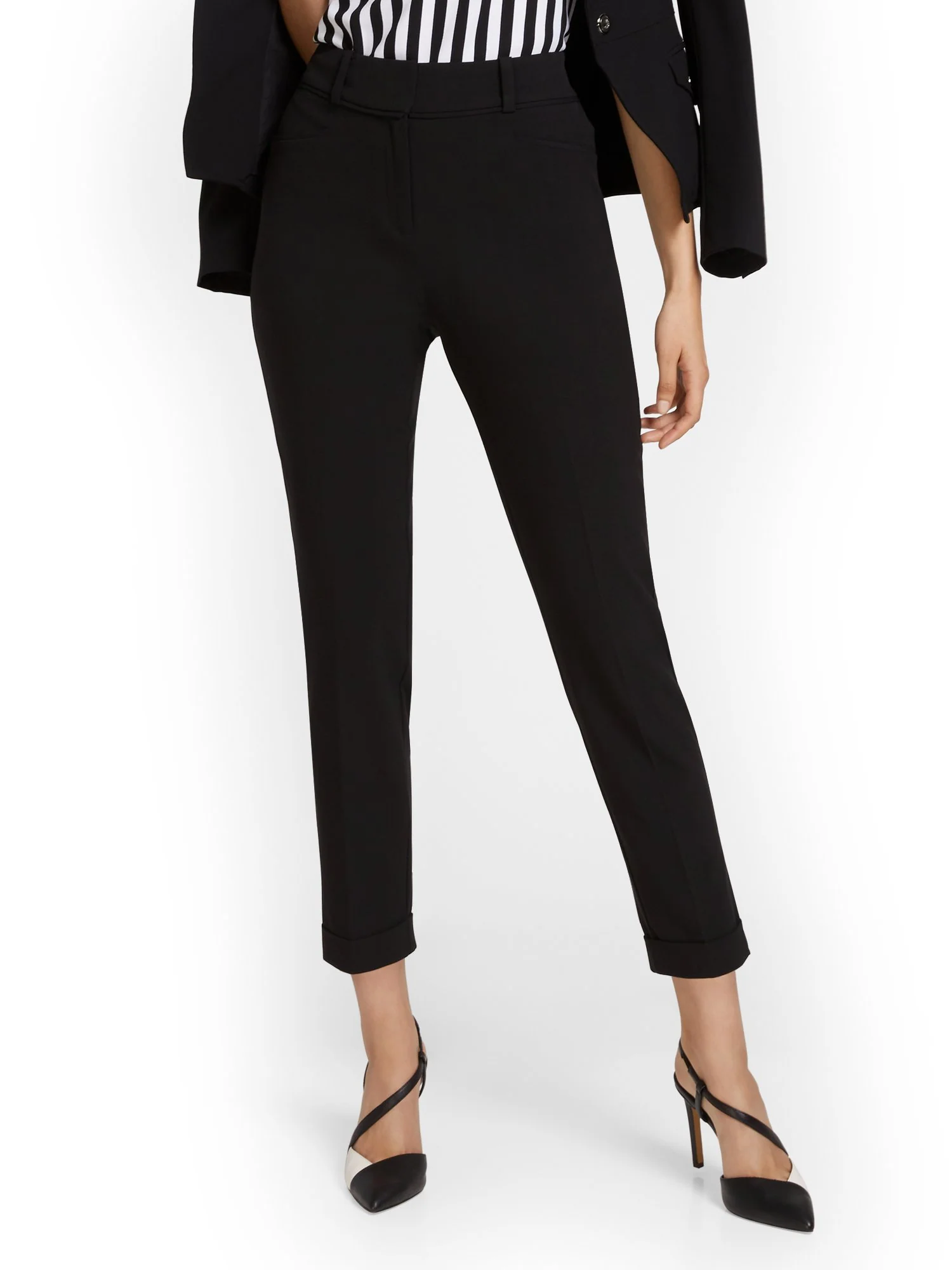 Tall Cuffed Ankle Pant - Essential Stretch - 7th Avenue - Image 2