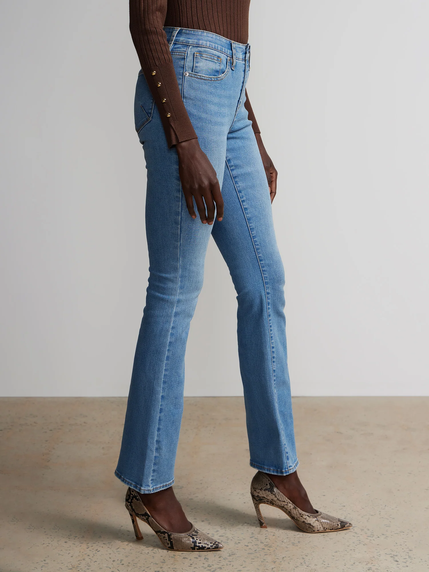 Tall Curvy High Rise Bootcut Jeans - Image 2