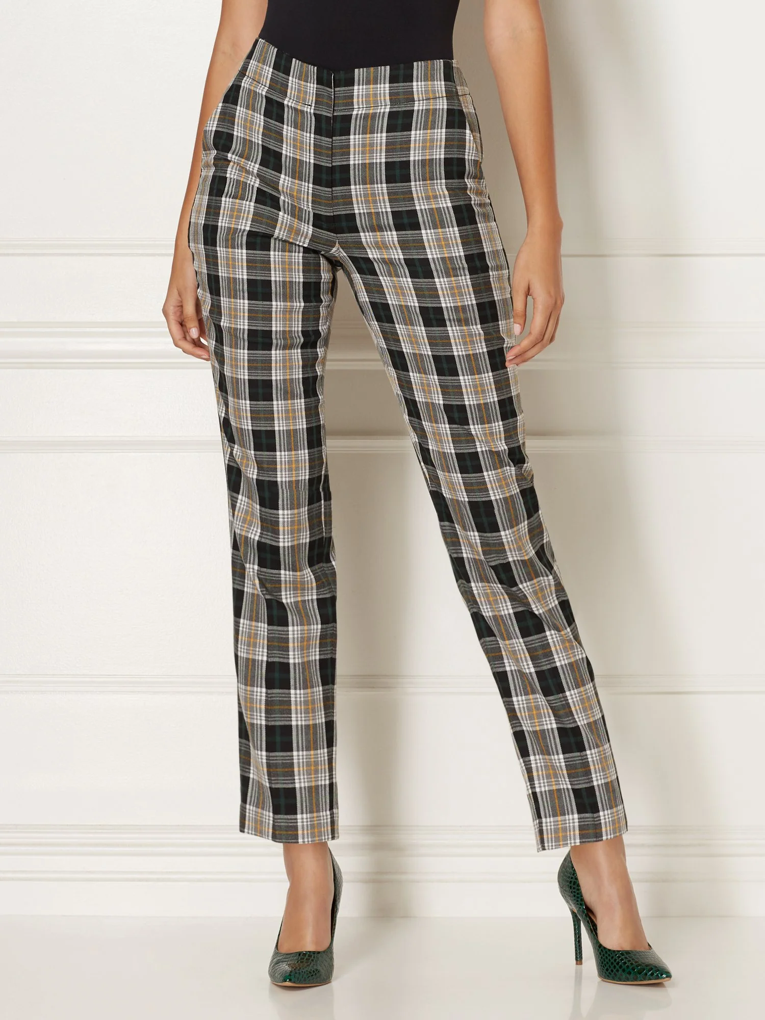 Tall Elise Plaid Pant - Eva Mendes Collection - Image 5