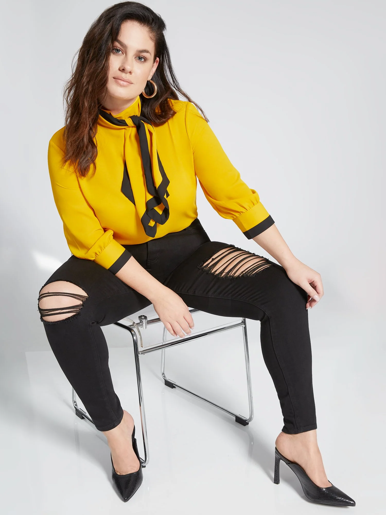 Tall Essential Mid-Rise Super-Skinny Jeans - Black