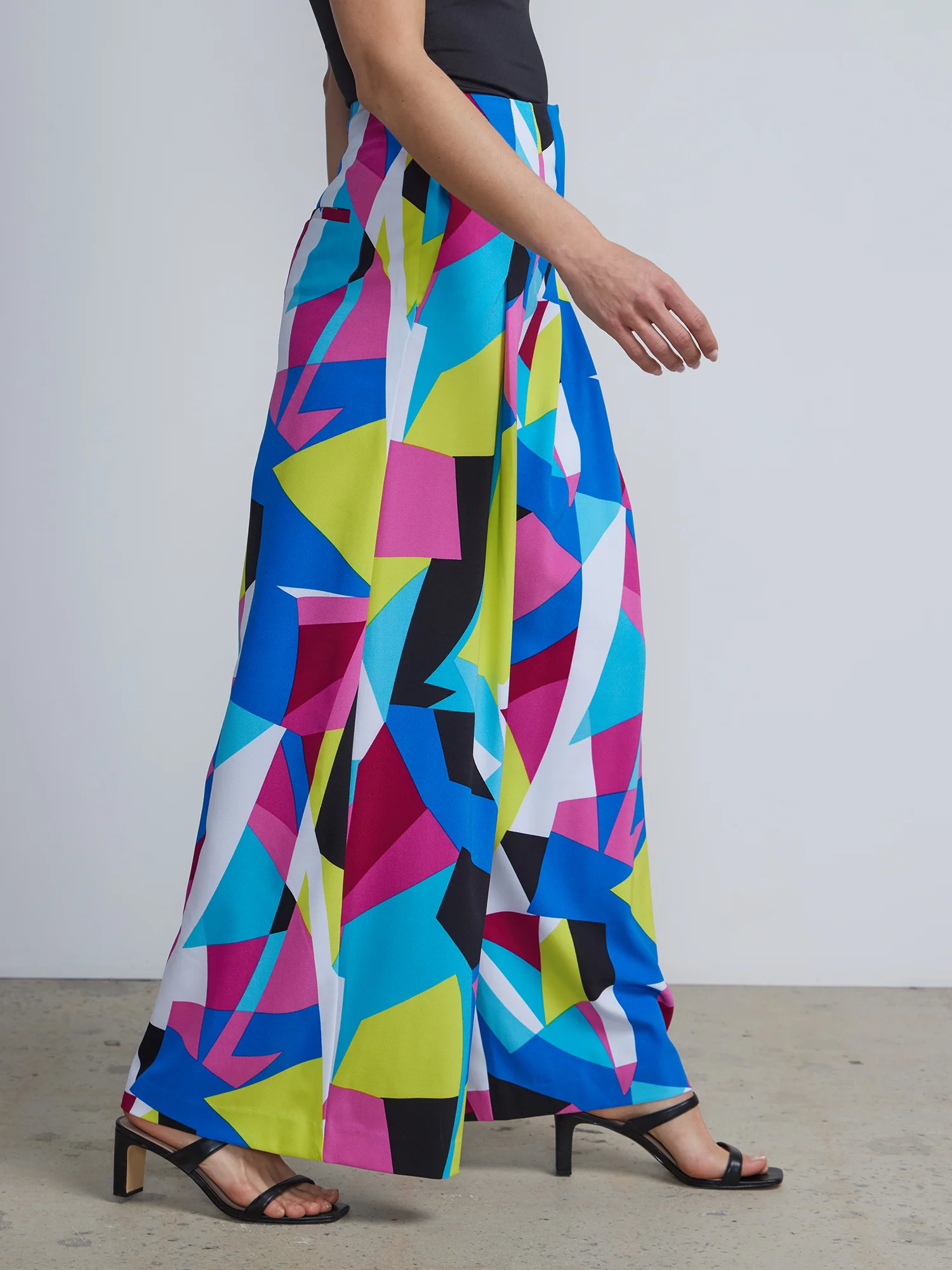 Tall Geometric-Print Ultra Wide-Leg Pant - Image 3