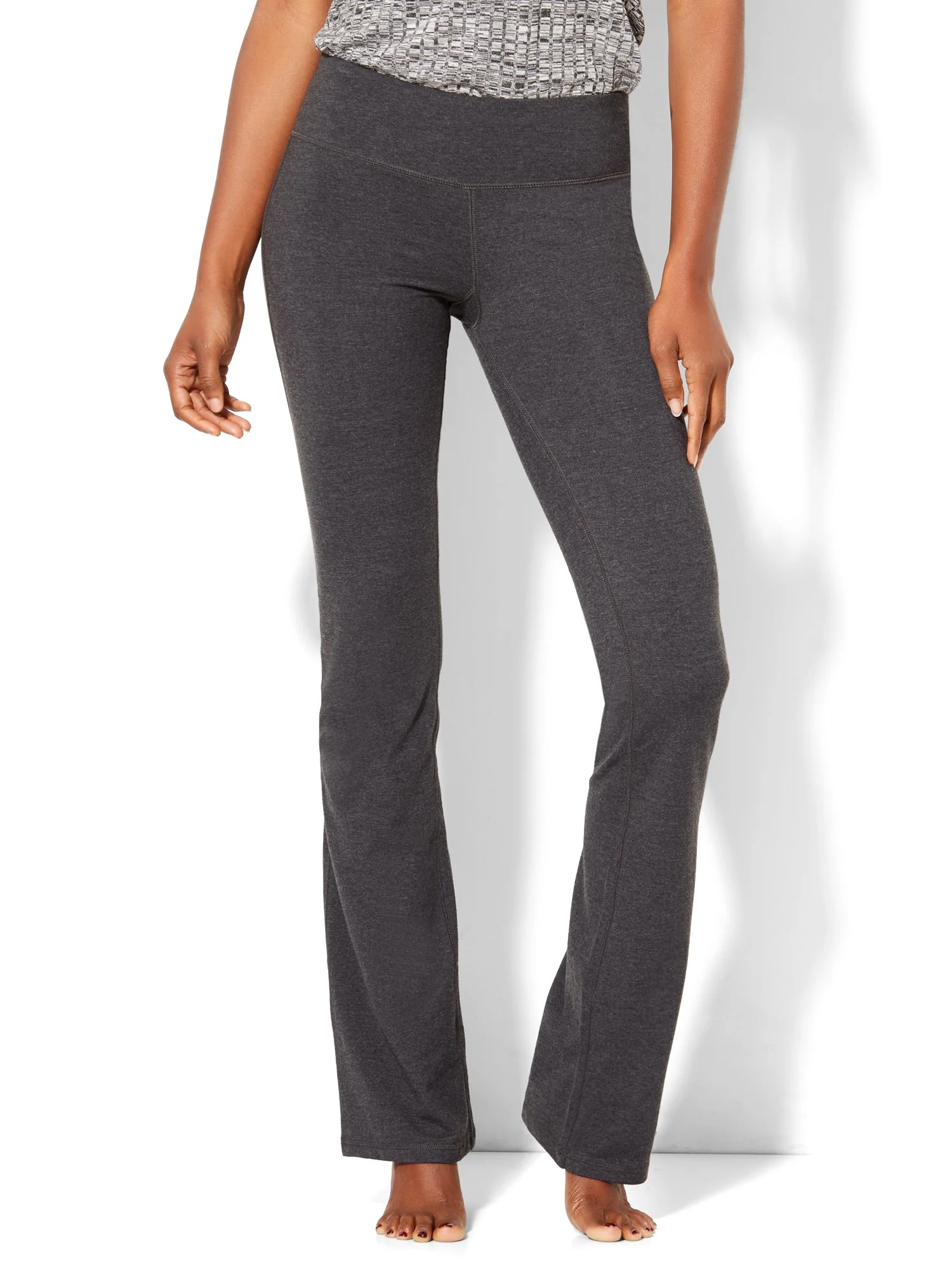 Tall Grey Bootcut Yoga Pant - Image 2