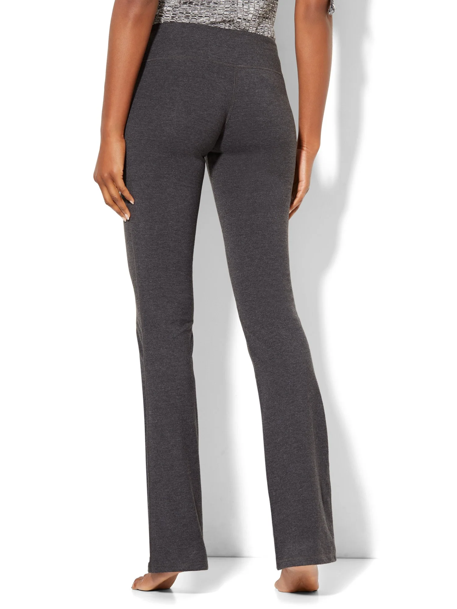 Tall Grey Bootcut Yoga Pant - Image 3