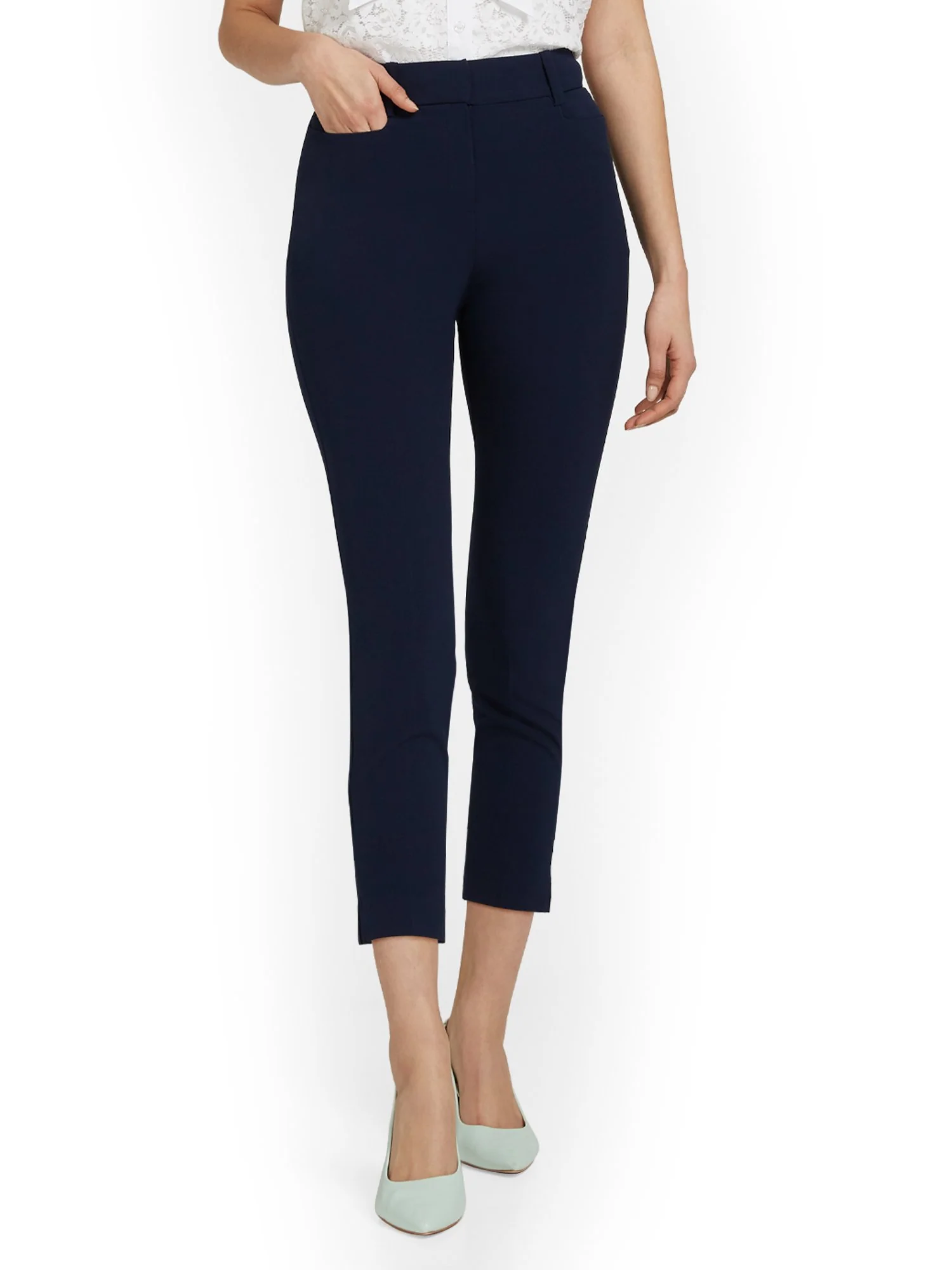 Tall High-Waisted Capri Pant - Essential Stretch - Image 14