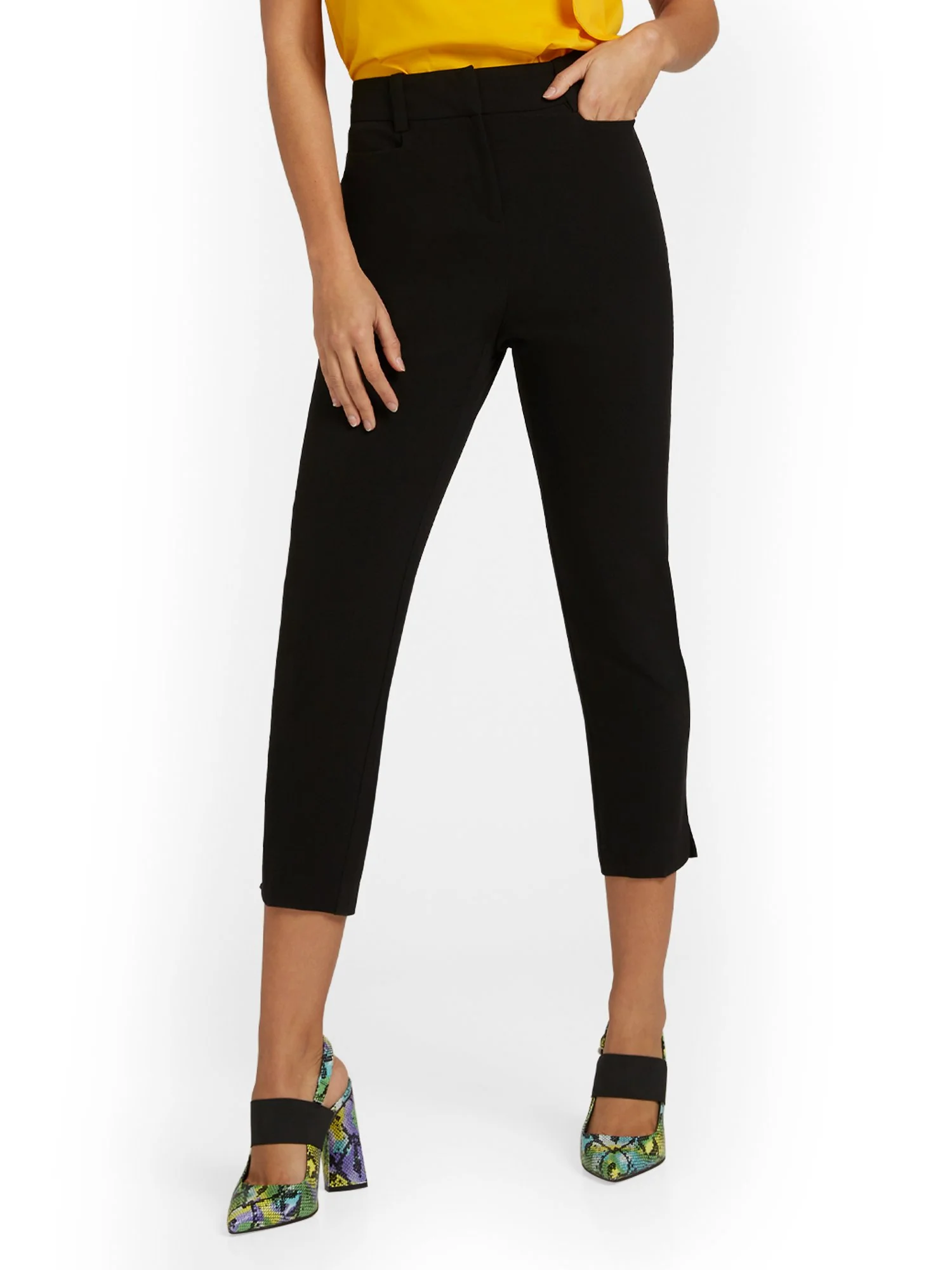 Tall High-Waisted Capri Pant - Essential Stretch - Image 2