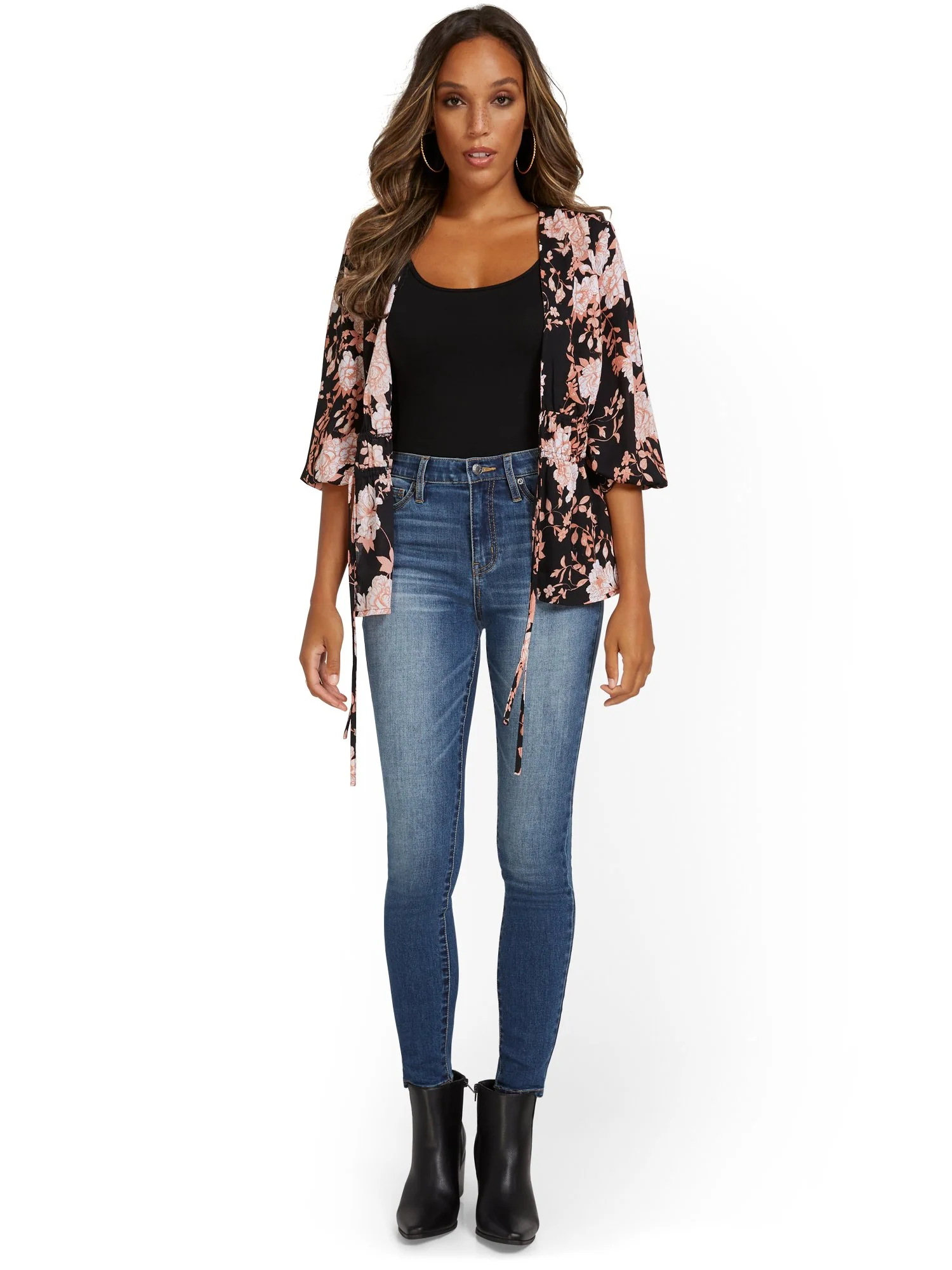 Tall High-Waisted Curvy Essential Skinny Jeans - Orchard Wash - Image 5