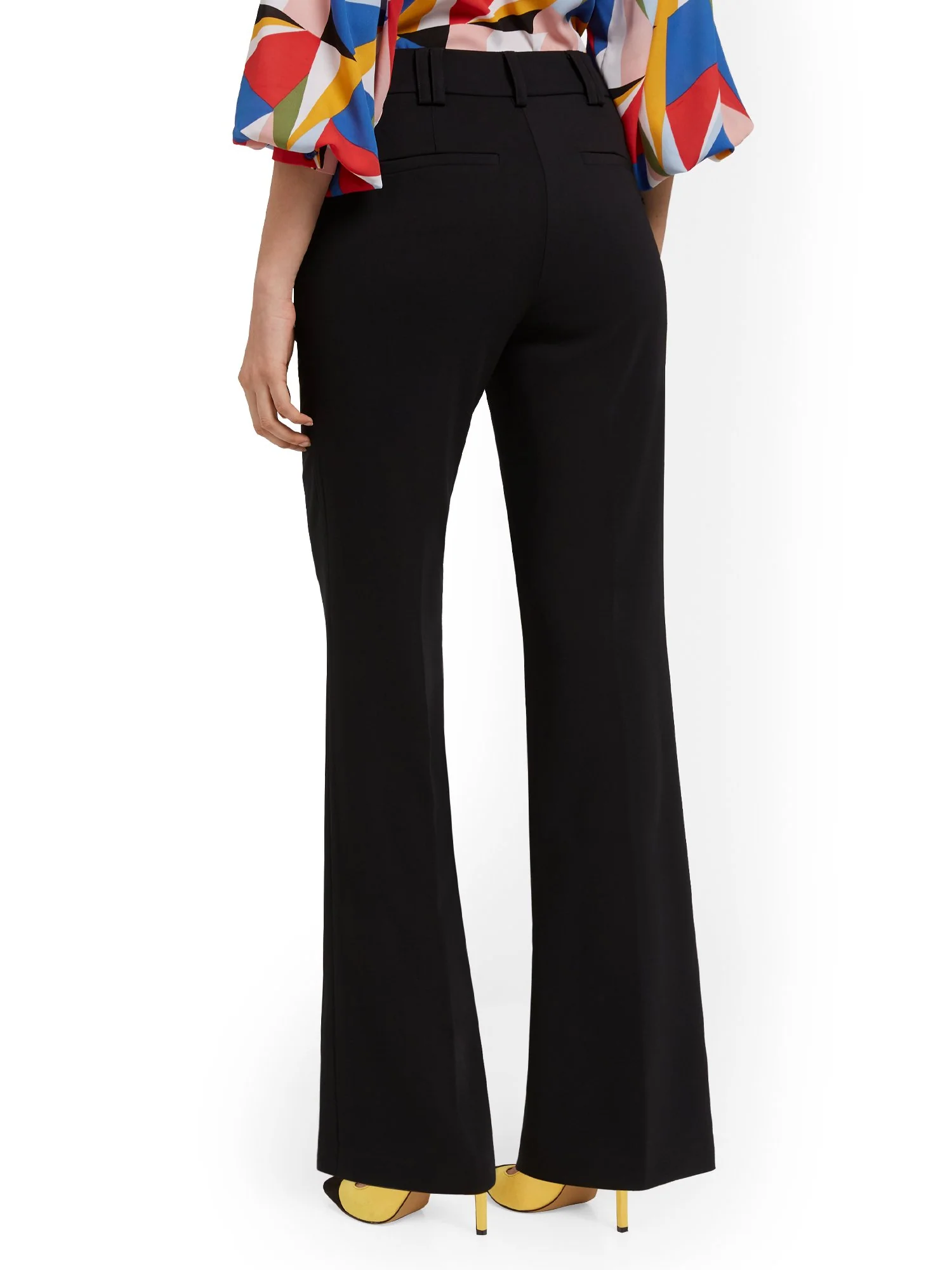 Tall High-Waisted Curvy-Fit Wide-Leg Pant - Premium Stretch - Image 3