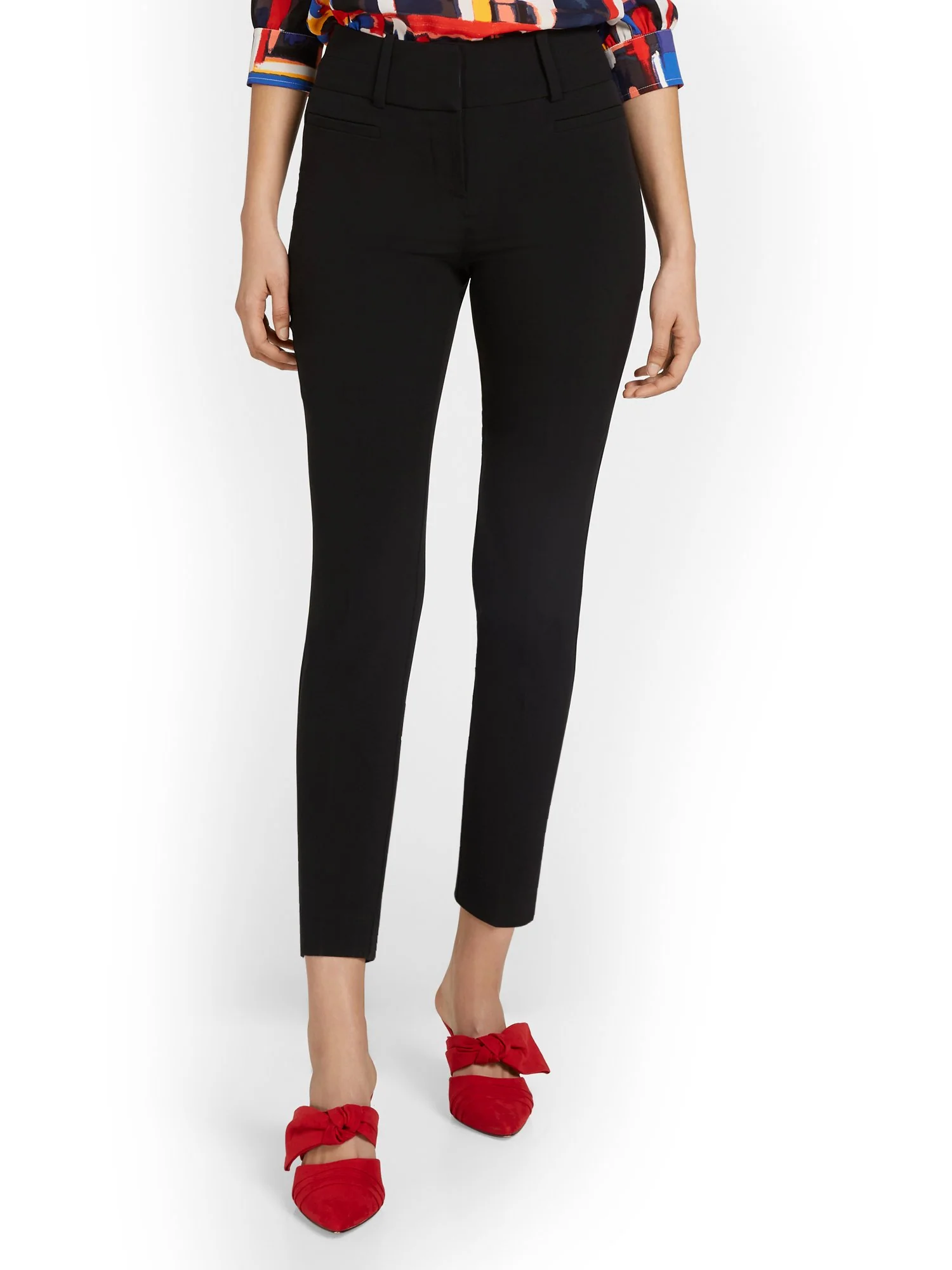 Tall High-Waisted Modern Fit Ankle Pant - Essential Stretch