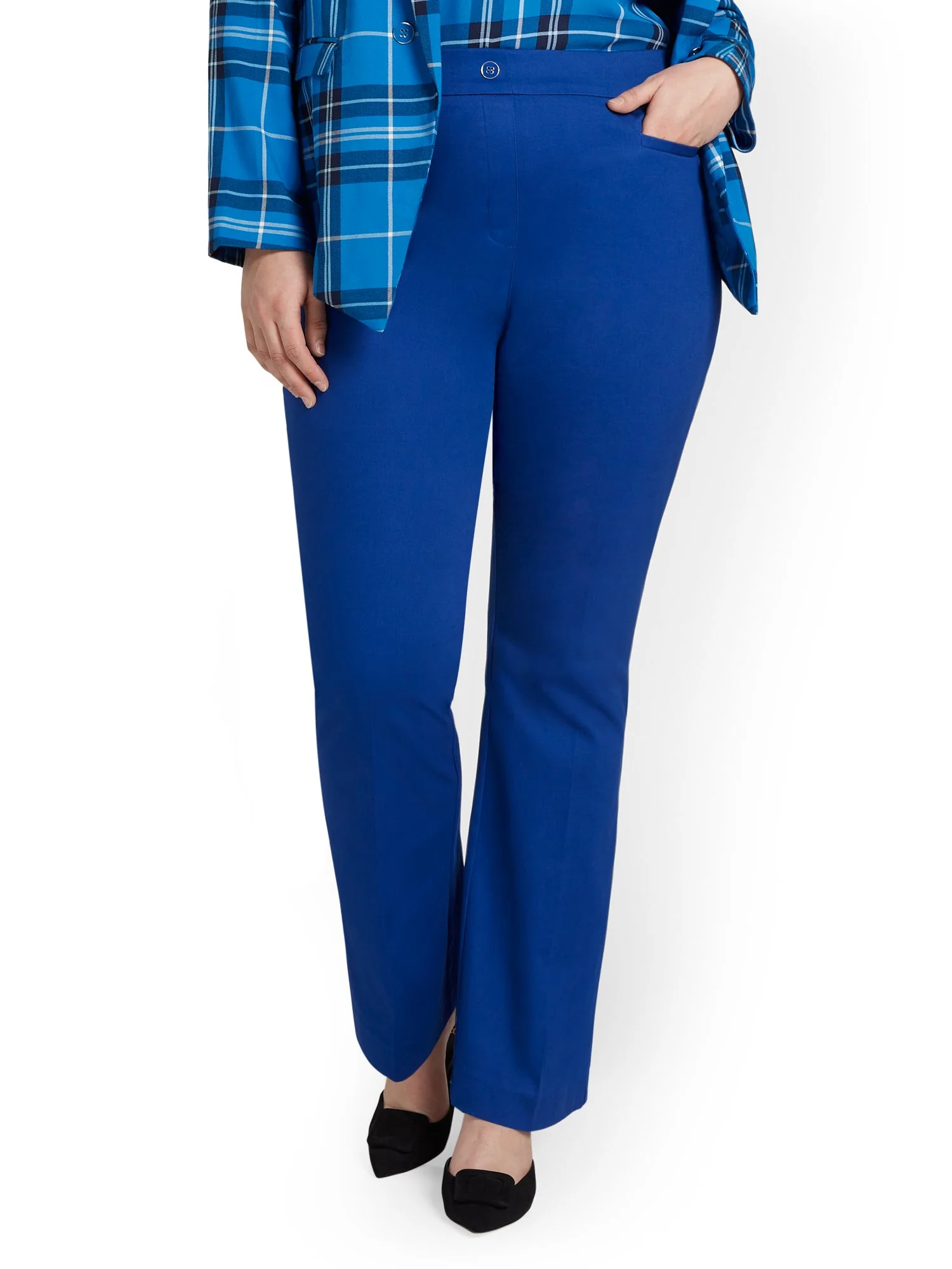 Tall High-Waisted Pull-On Bootcut Pant - NY&Chic Collection - Image 16