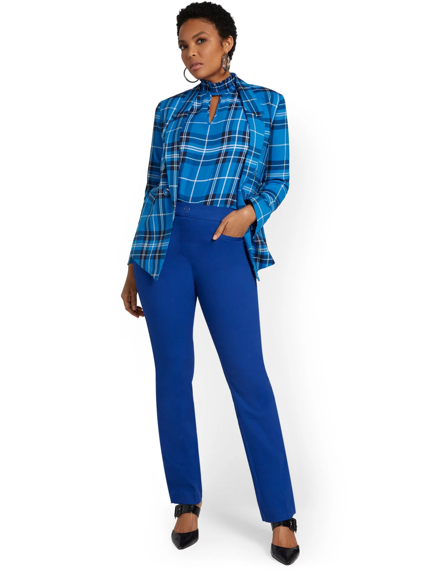 Tall High-Waisted Pull-On Bootcut Pant - NY&Chic Collection - Image 19