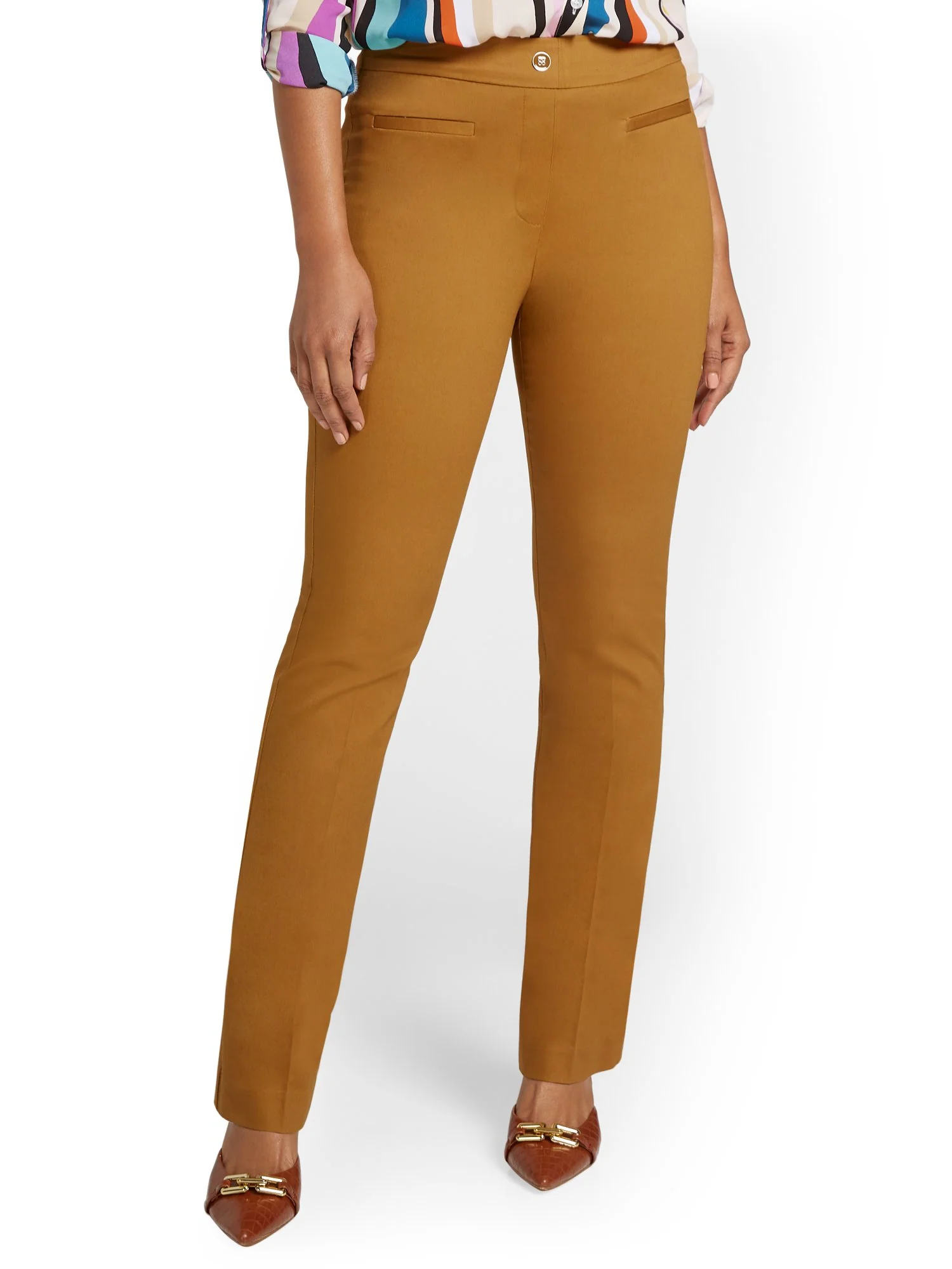Tall High-Waisted Pull-On Bootcut Pant - NY&Chic Collection - Image 8