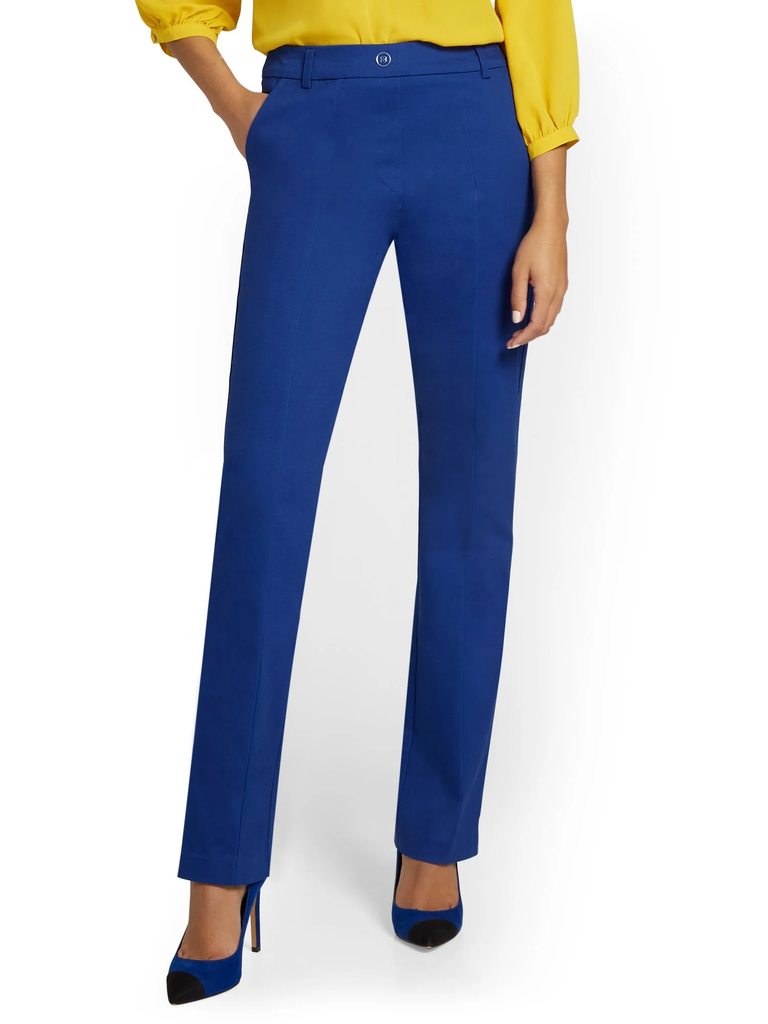 Tall High-Waisted Straight-Leg Pant - NY&Chic Collection - Image 12