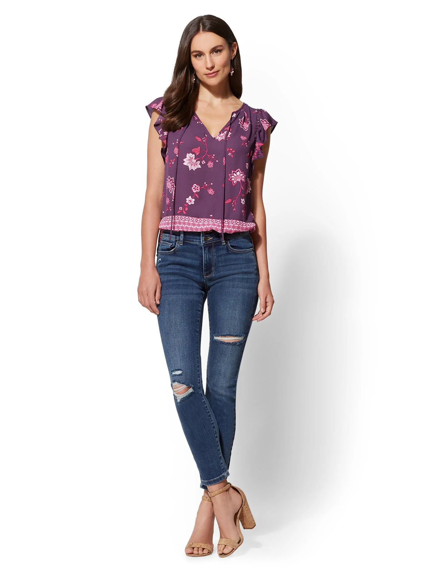 Tall High-Waisted Super-Skinny Jeans - Image 5