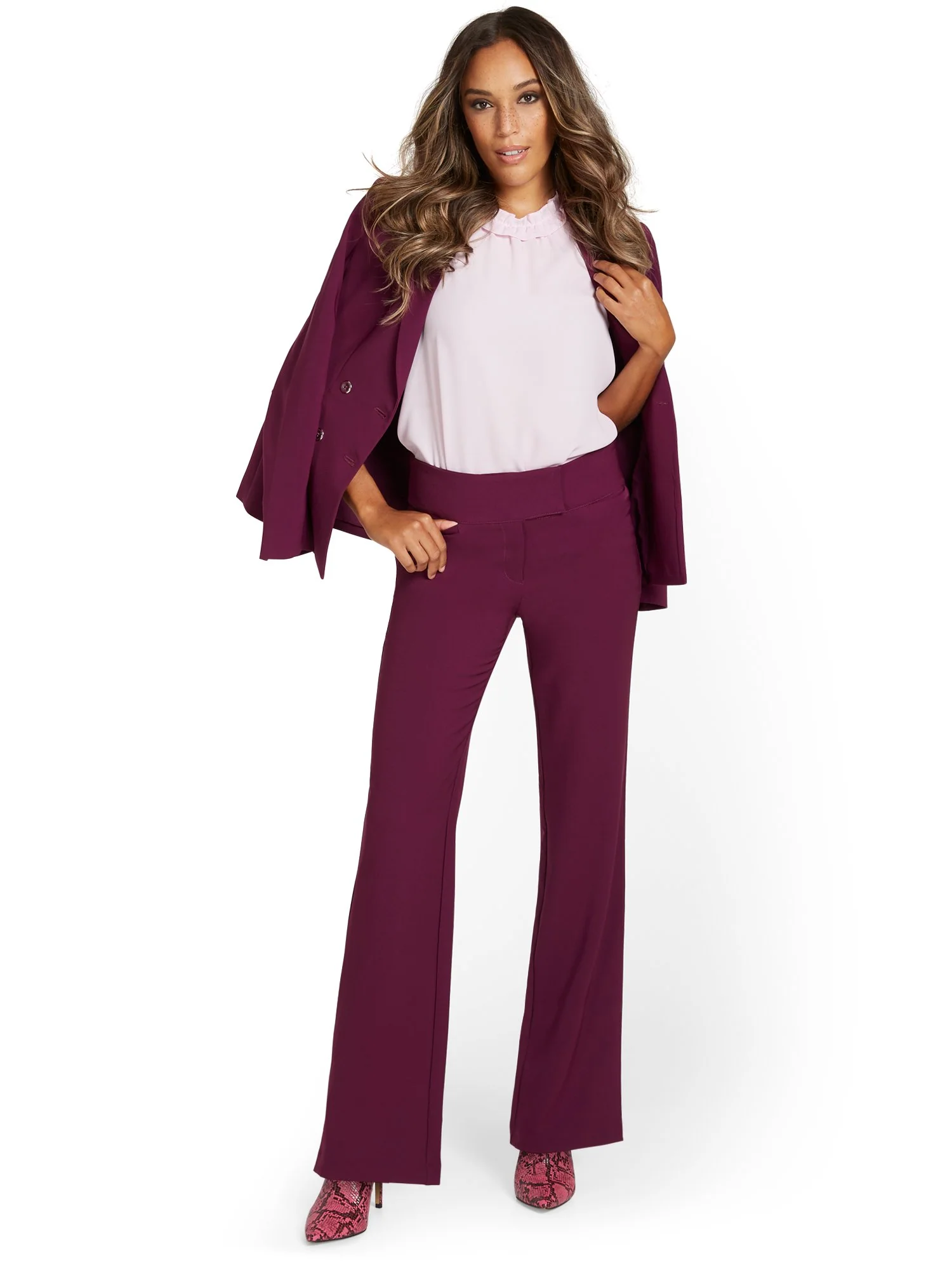 Tall High-Waisted Wide-Leg Pant - Premium Stretch - Image 8