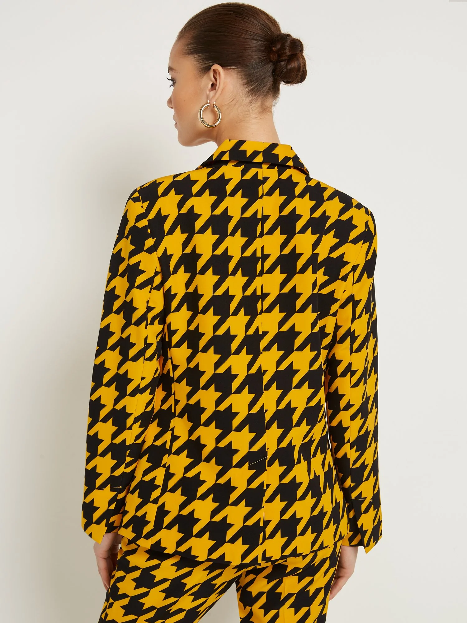 Tall Houndstooth Double-Breasted Blazer - Image 3
