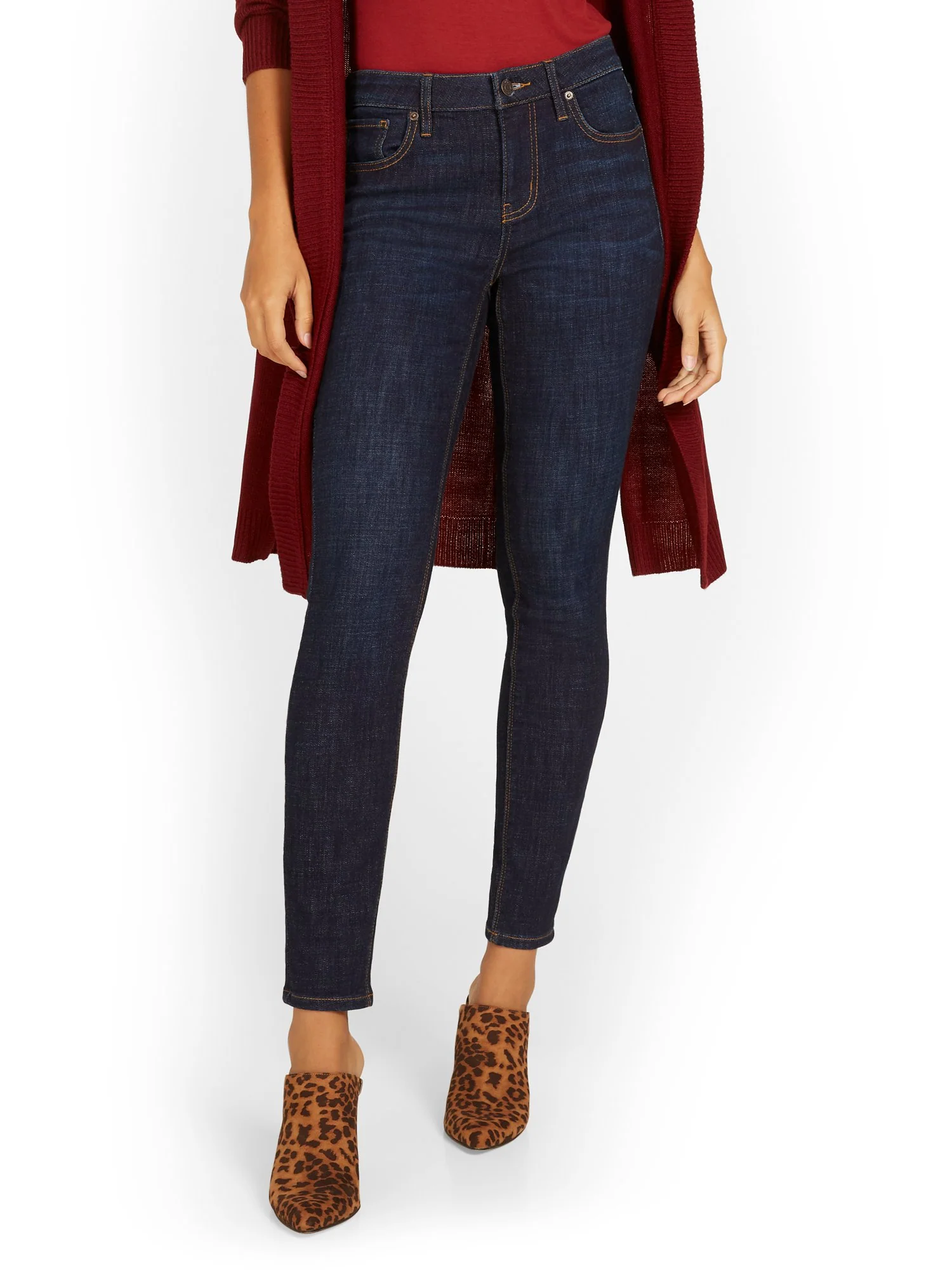 Tall Lexi Mid-Rise Super-Skinny Jeans - Image 2