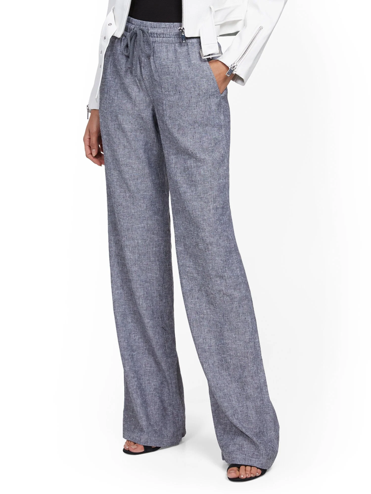 Tall Linen Wide-Leg Pant - Image 14