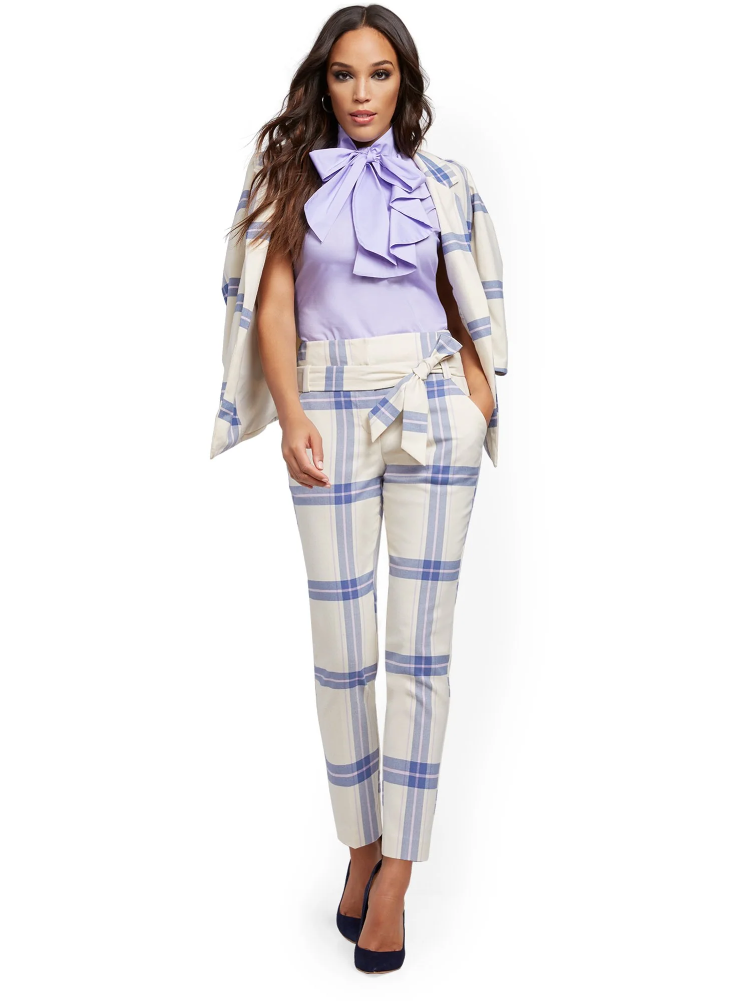 Tall Madie Pant - Plaid - Image 4