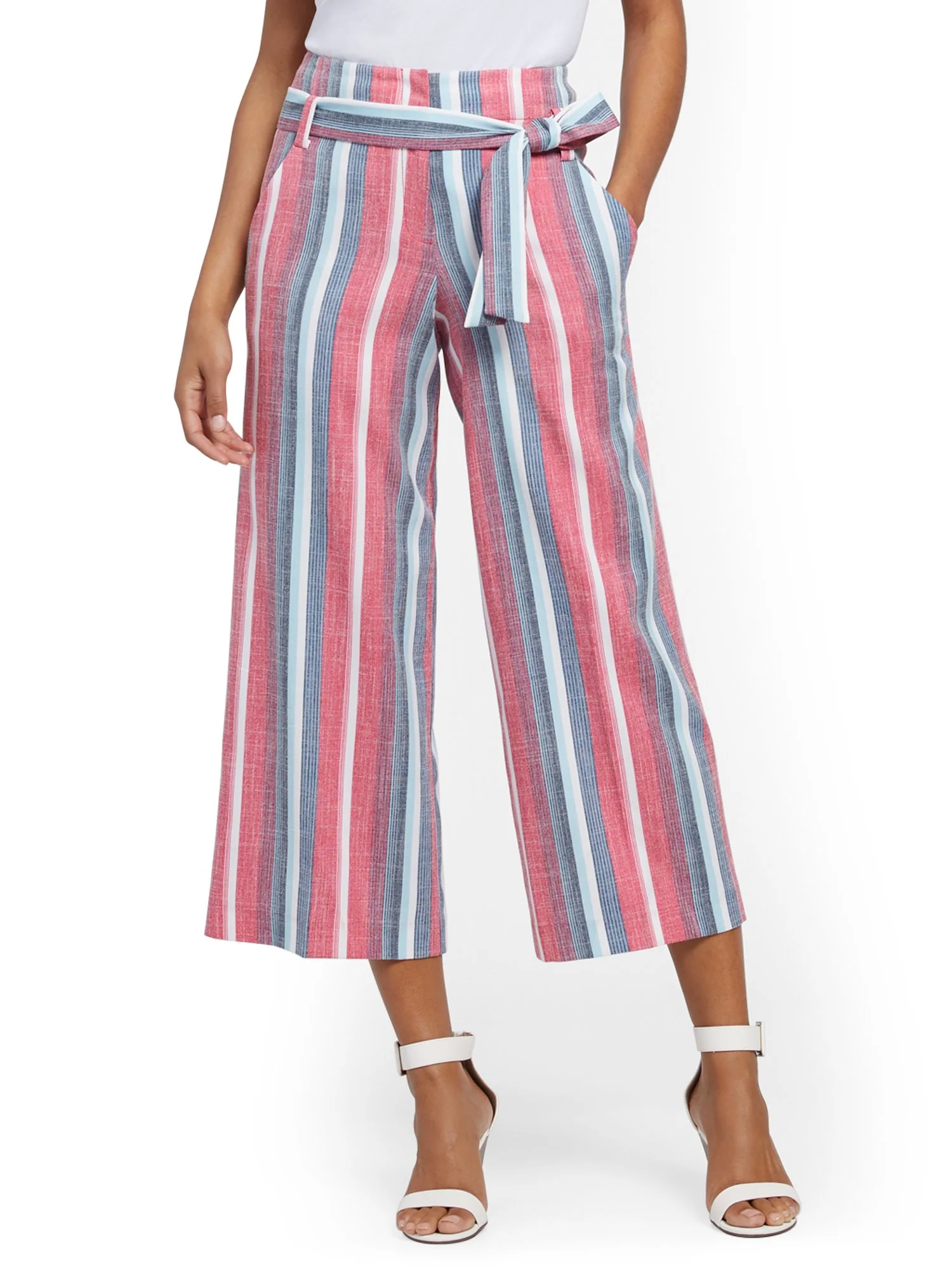 Tall Madie Wide-Leg Capri Pant - 7th Avenue
