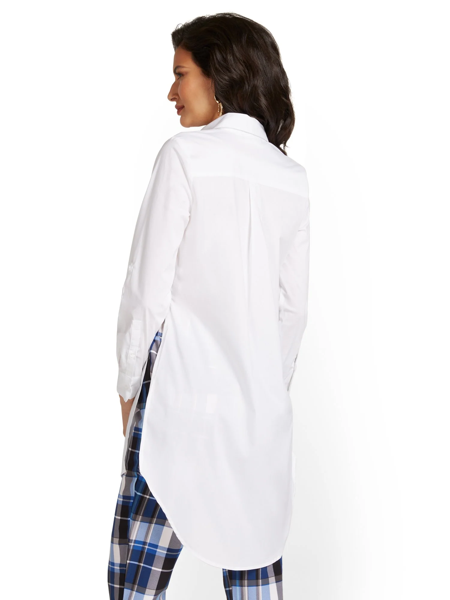 Tall Madison Poplin Tunic Shirt - Image 6