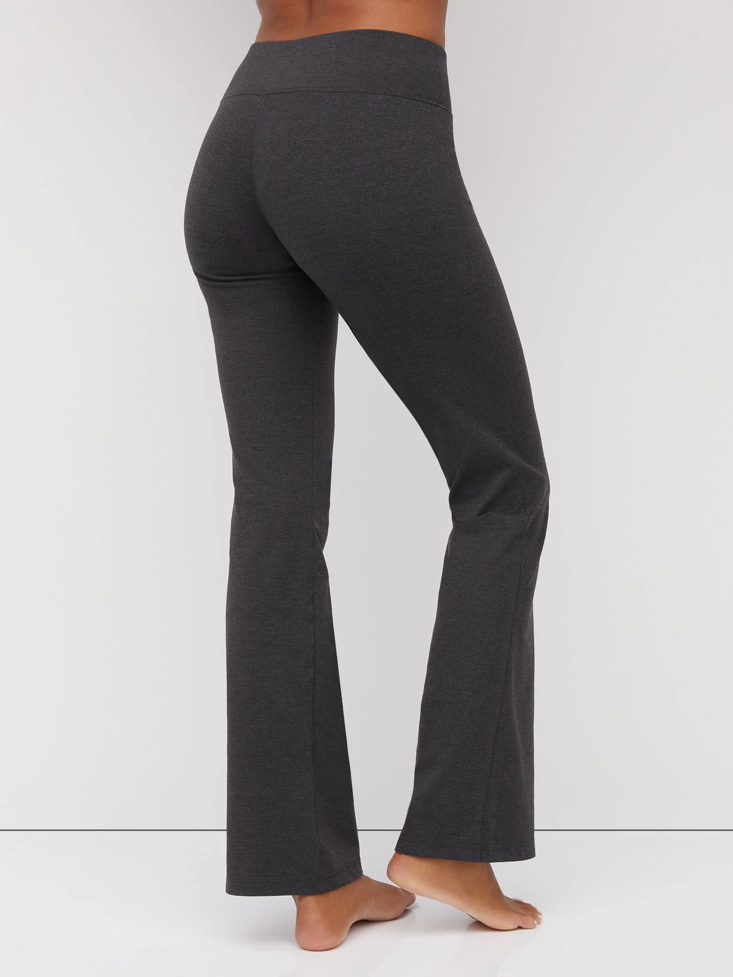 Tall Mid-Rise Bootcut Yoga Pant - Heather Grey - Image 3